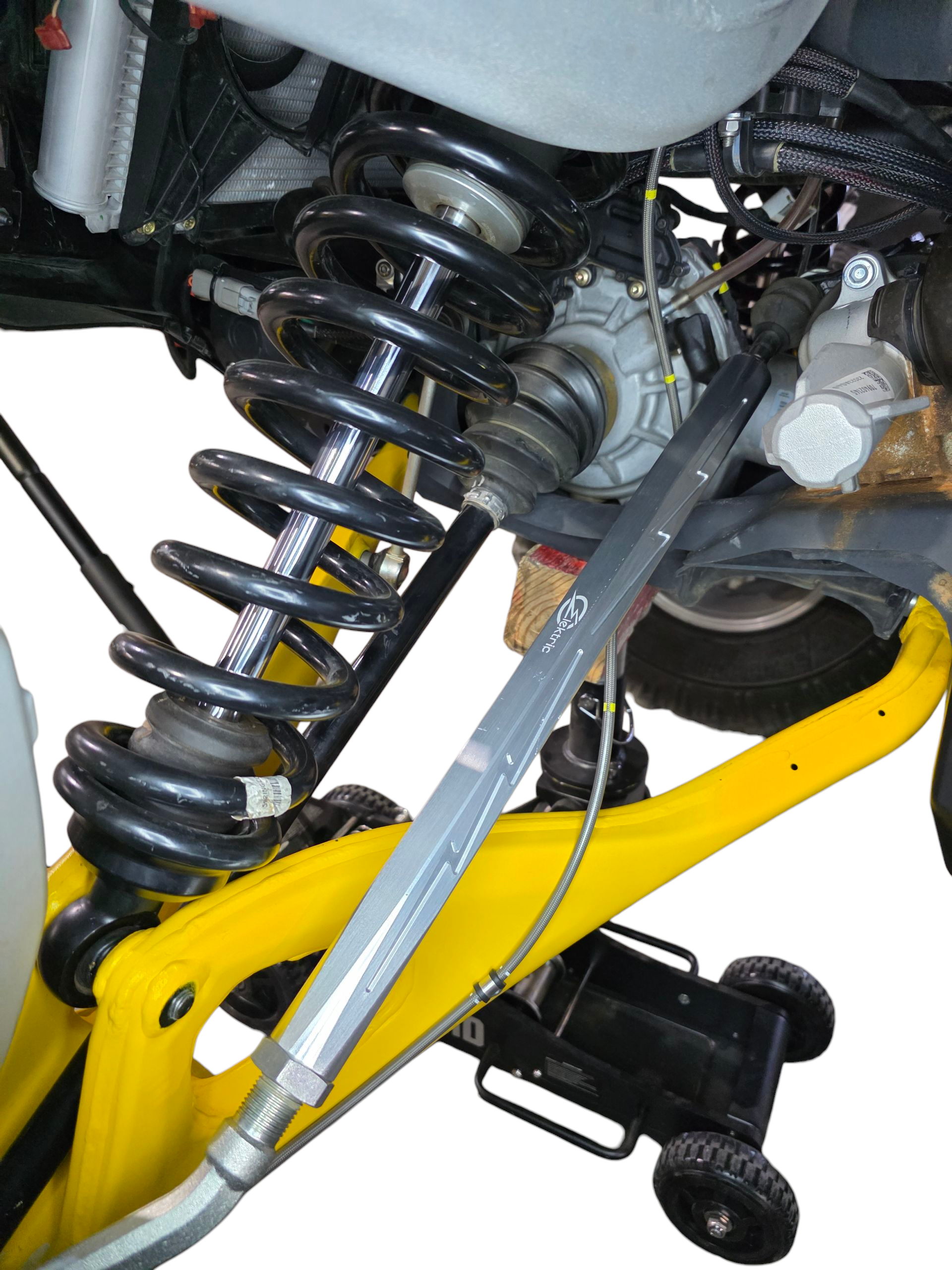 2024+ Can Am Maverick R Billet Tie Rods Anodized Clear