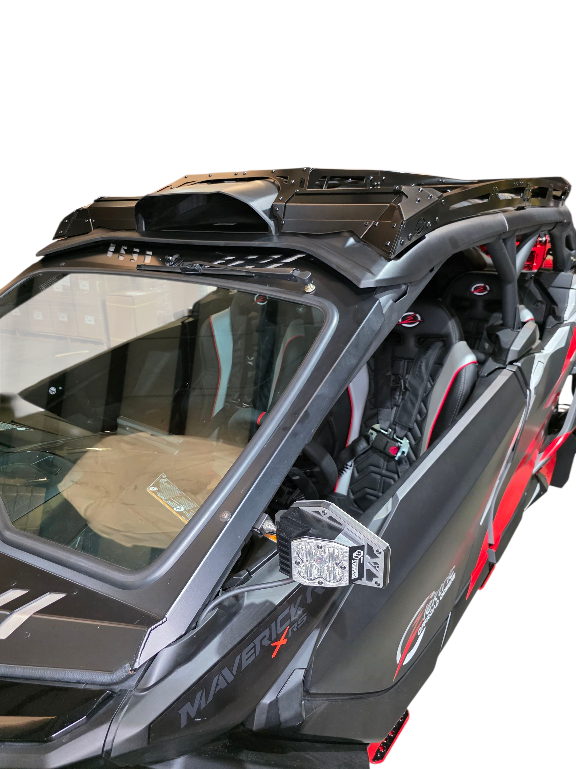 2024+ Can Am Maverick R Max Roof Rack (Works with Can-am Hood Scoop)