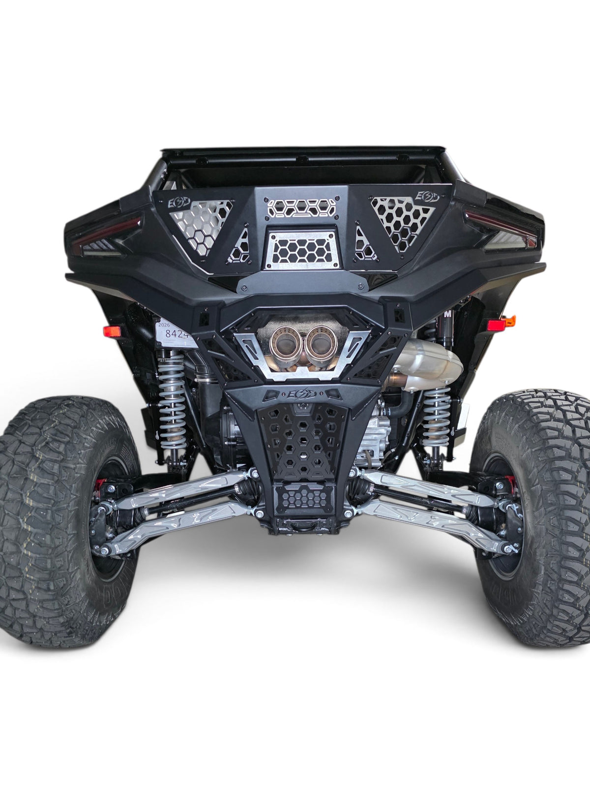 2026+ CFMoto ZForce Z10 Race Series High Clearance Billet Radius Rods, Anodized Clear
