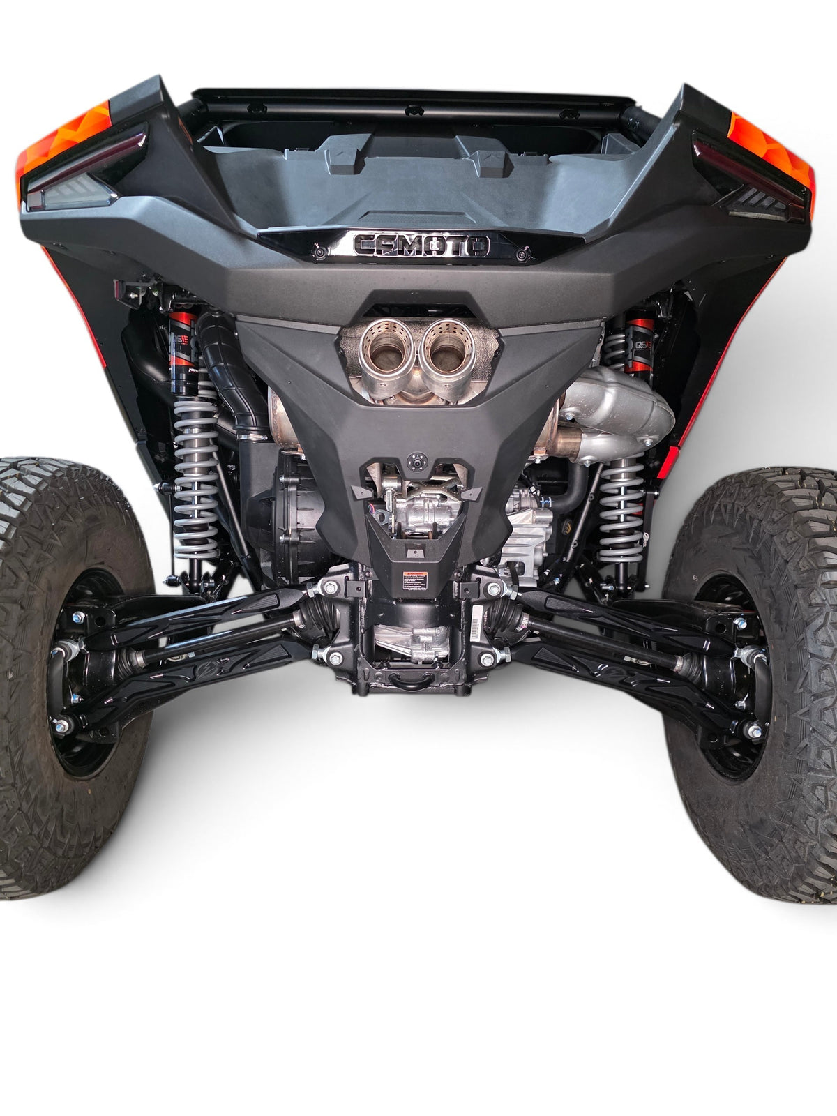 2026+ CFMoto ZForce Z10 Race Series High Clearance Billet Radius Rods, Anodized Black