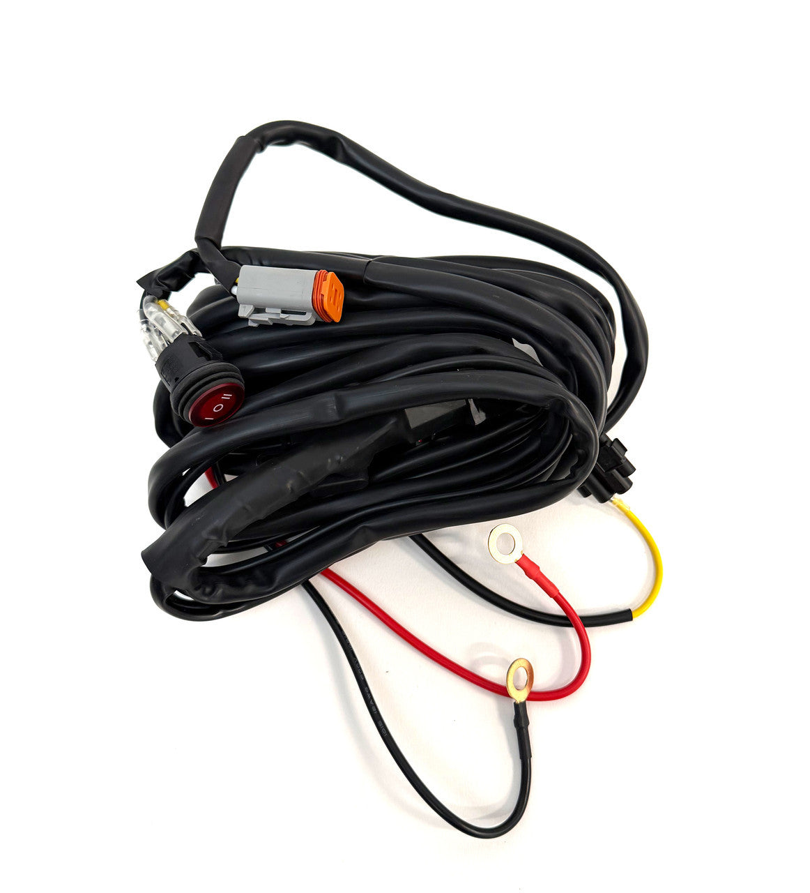 Squadron 2.0 4-pin Deutsch On/Off 1-Light (150W max) with Backlight Harness - Universal