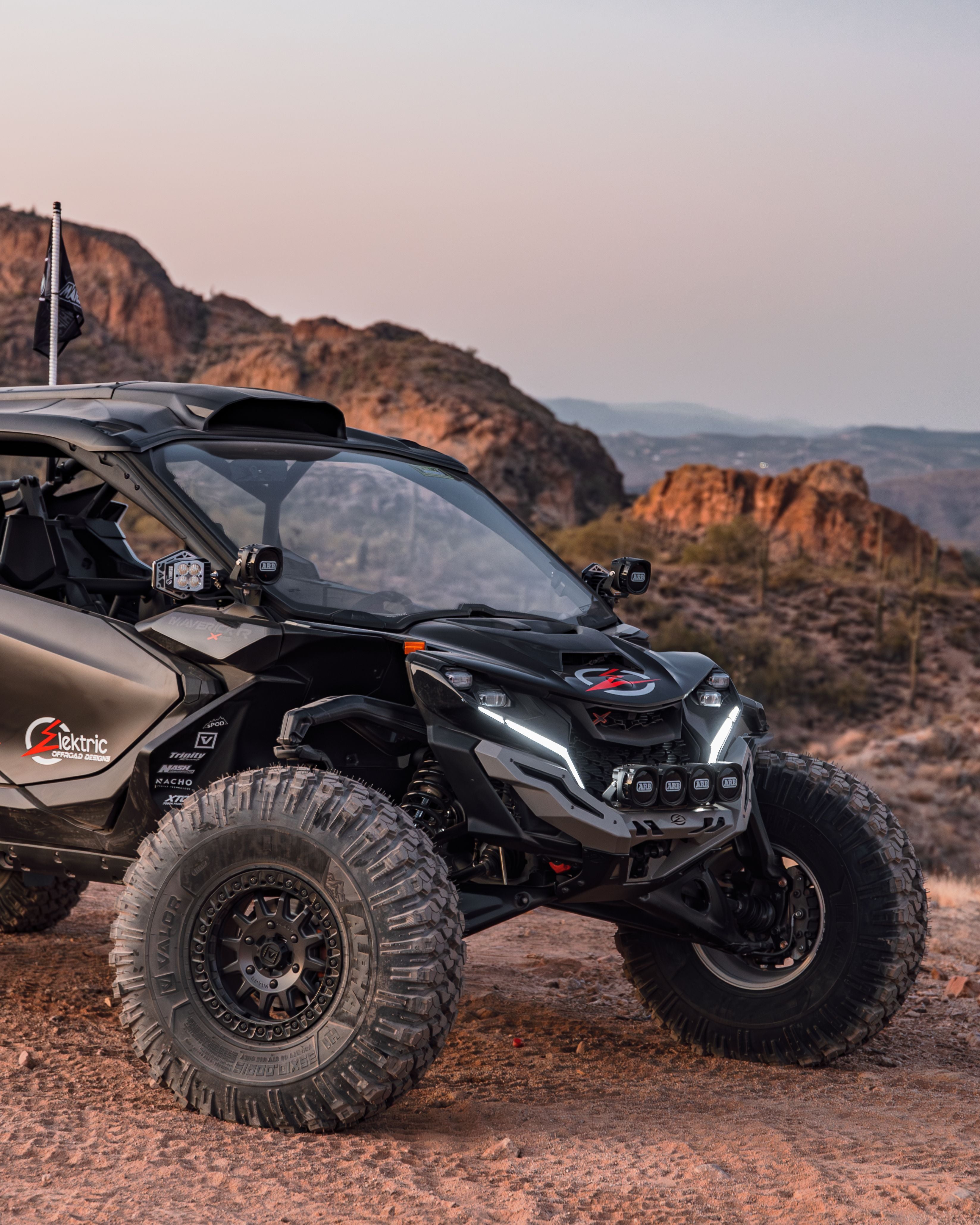 Can-Am Maverick R Volt front winch bumper canyon trail off-road
