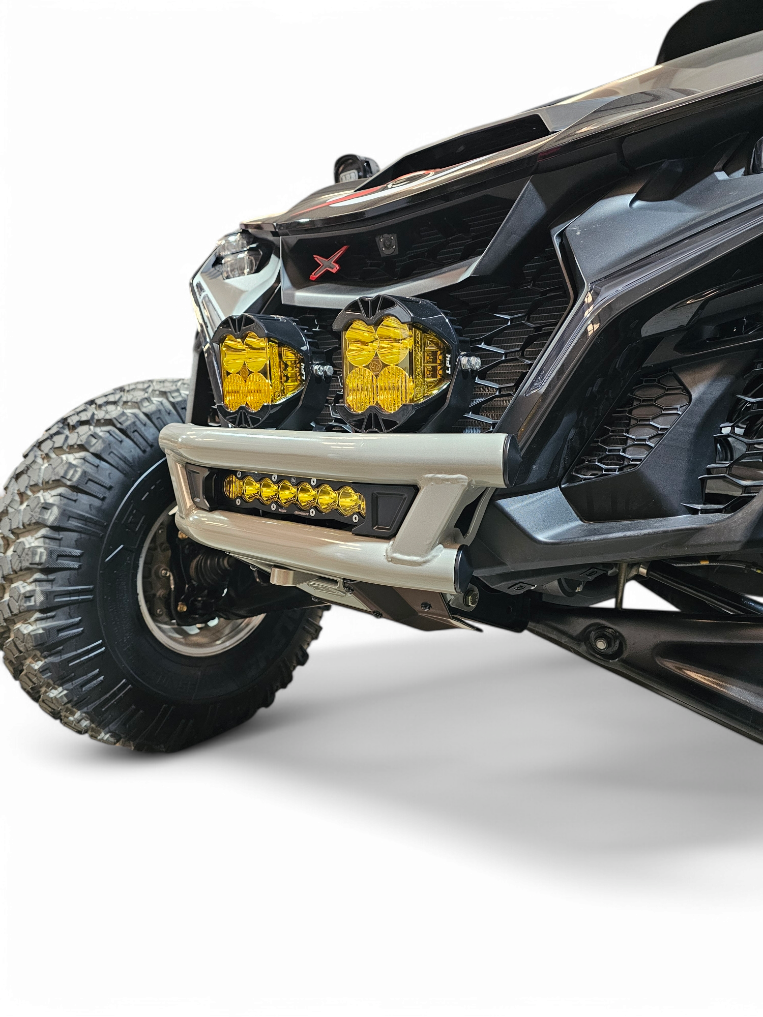 2024 + Can-Am Maverick R Amp front winch bumper