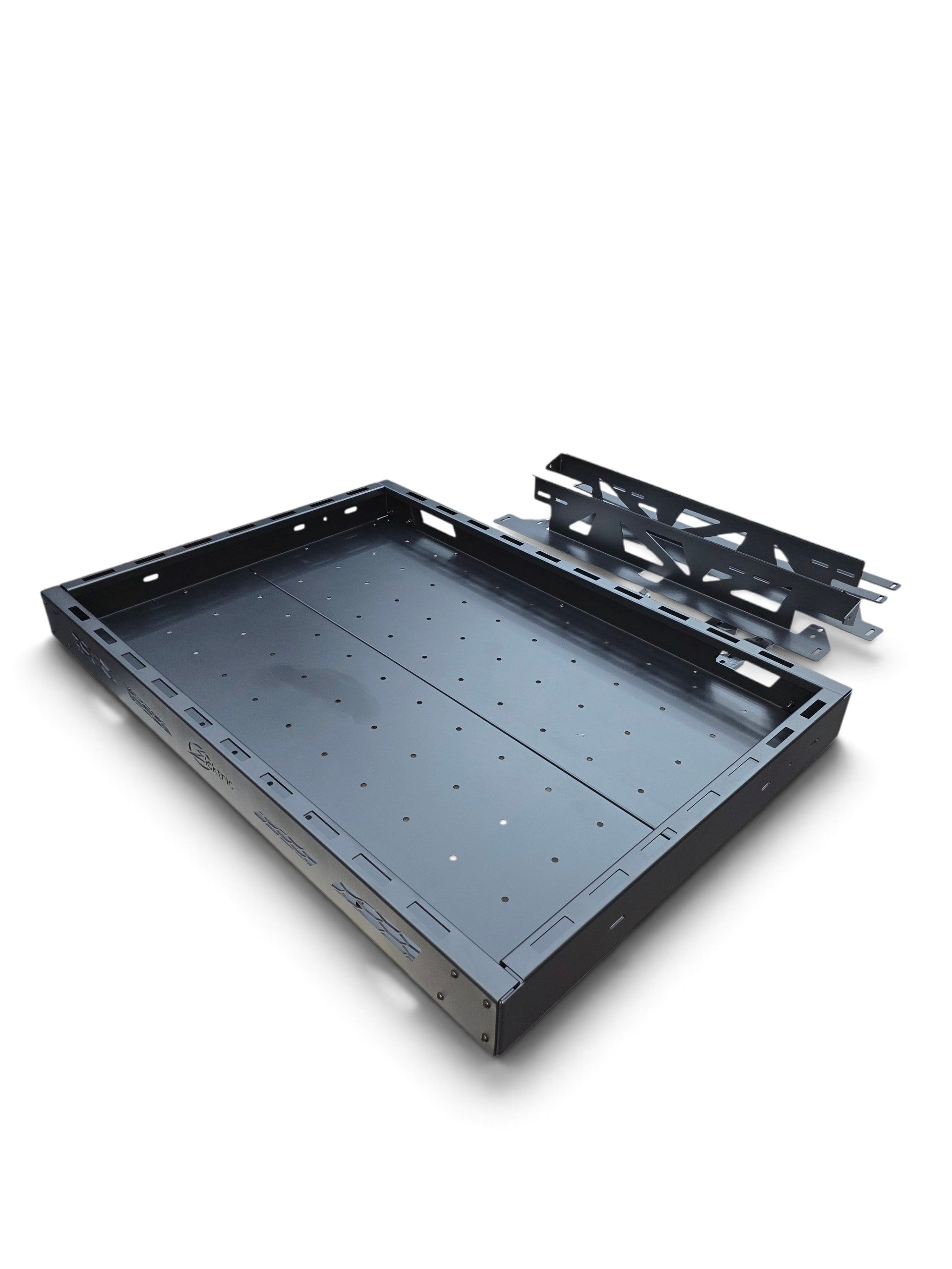 HDX Sliding Bed Drawer with tools organized inside