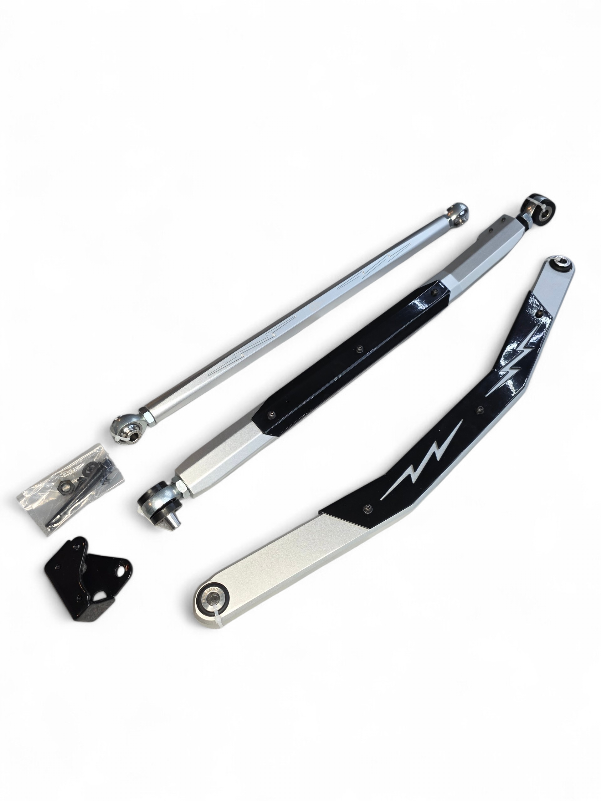 2024+ Can Am Maverick R High Clearance Adjustable Radius Rods (Anodized Clear)