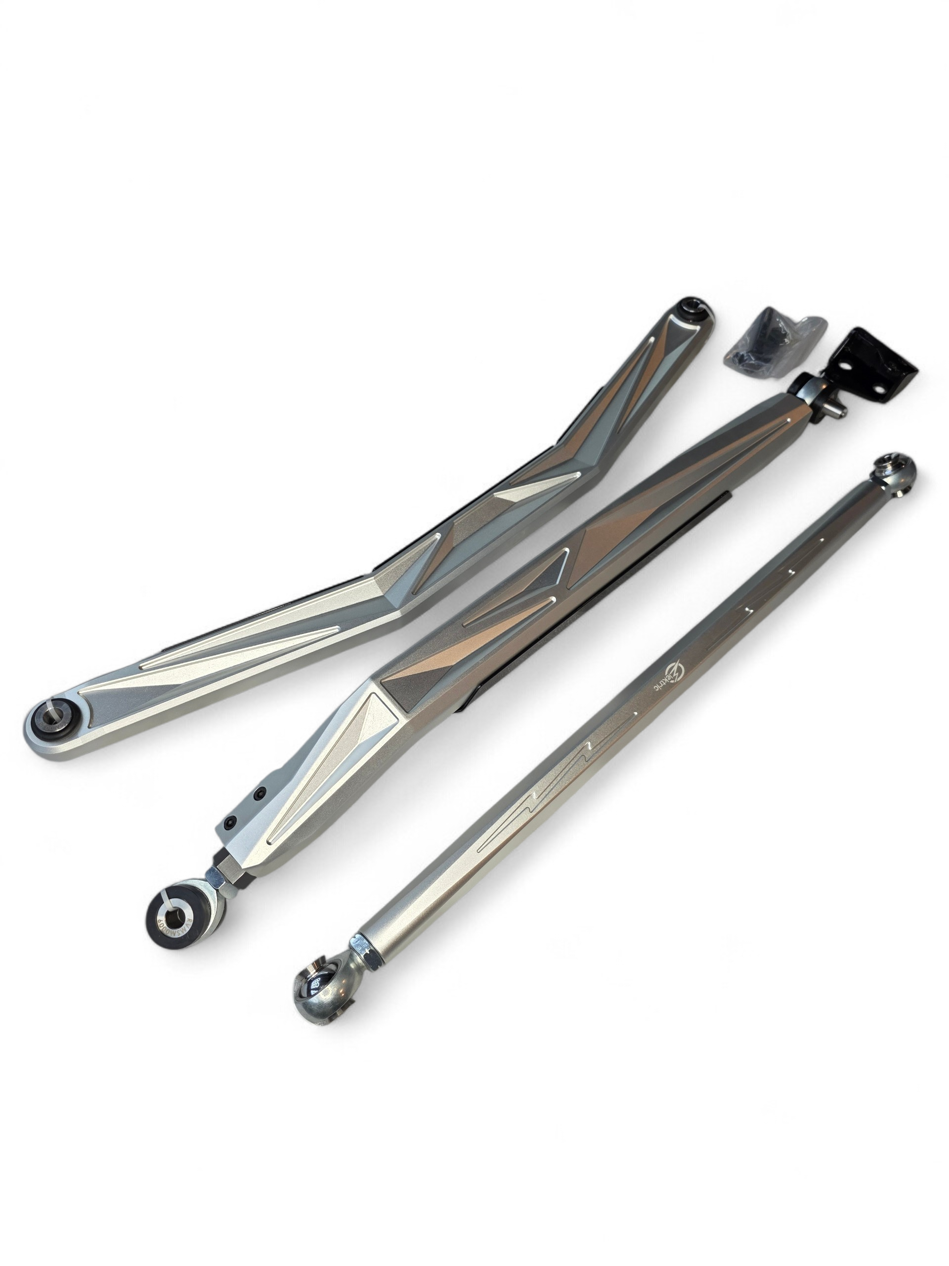 2024+ Can Am Maverick R High Clearance Adjustable Radius Rods (Anodized Clear)