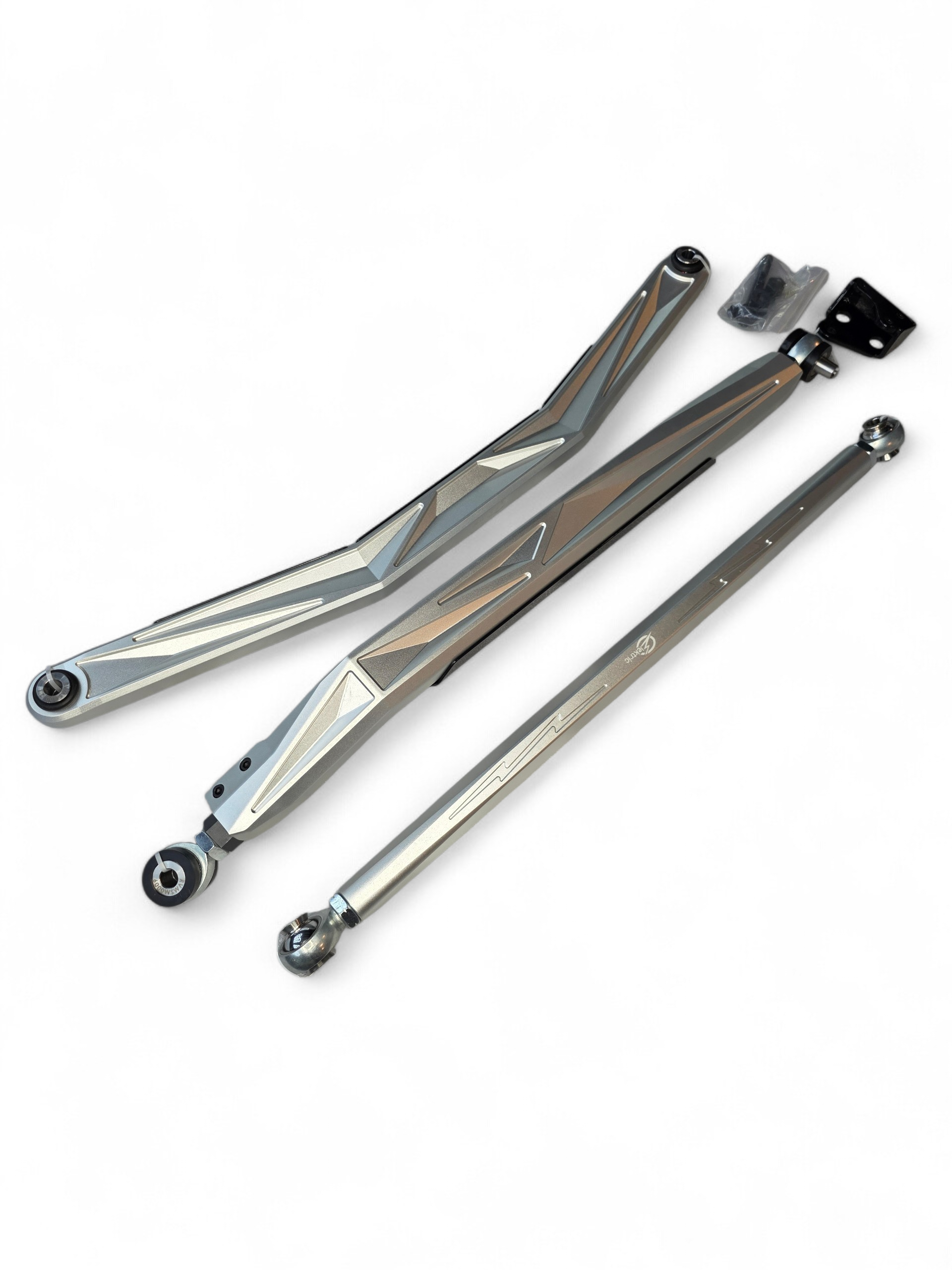 2024+ Can Am Maverick R High Clearance Adjustable Radius Rods (Anodized Clear)