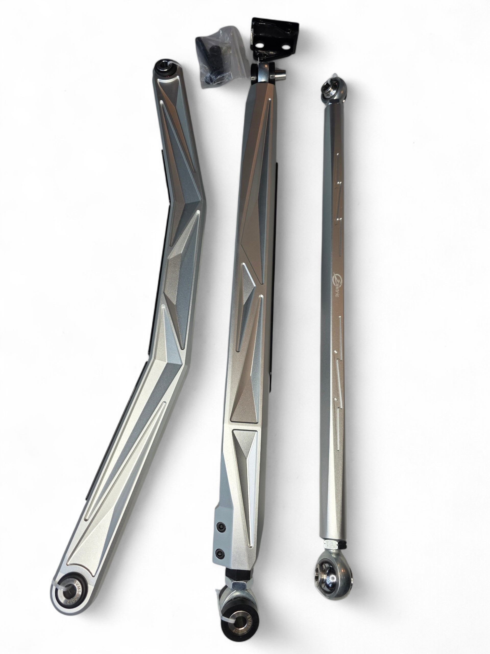2024+ Can Am Maverick R High Clearance Adjustable Radius Rods (Anodized Clear)