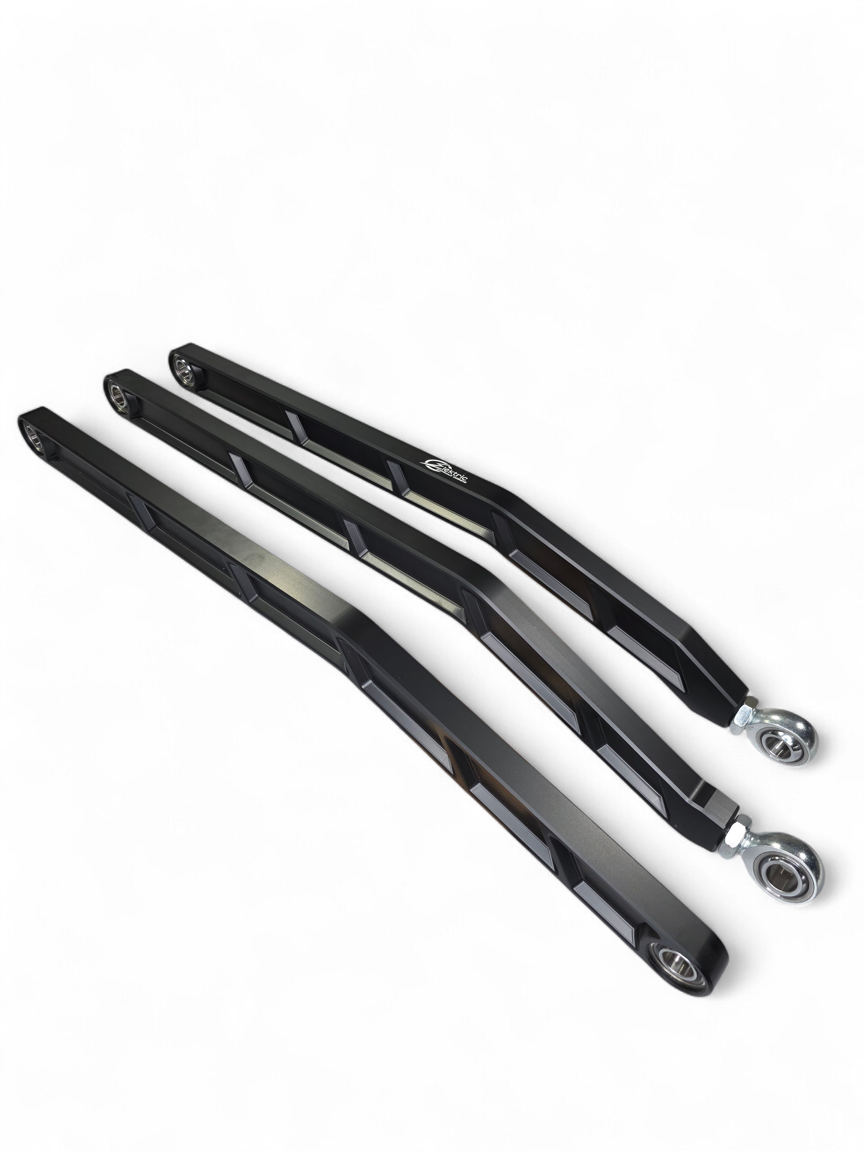 2017+ Can Am X3 Maverick Volt Billet Radius Rods Anodized Black (RS 72" Model Only)