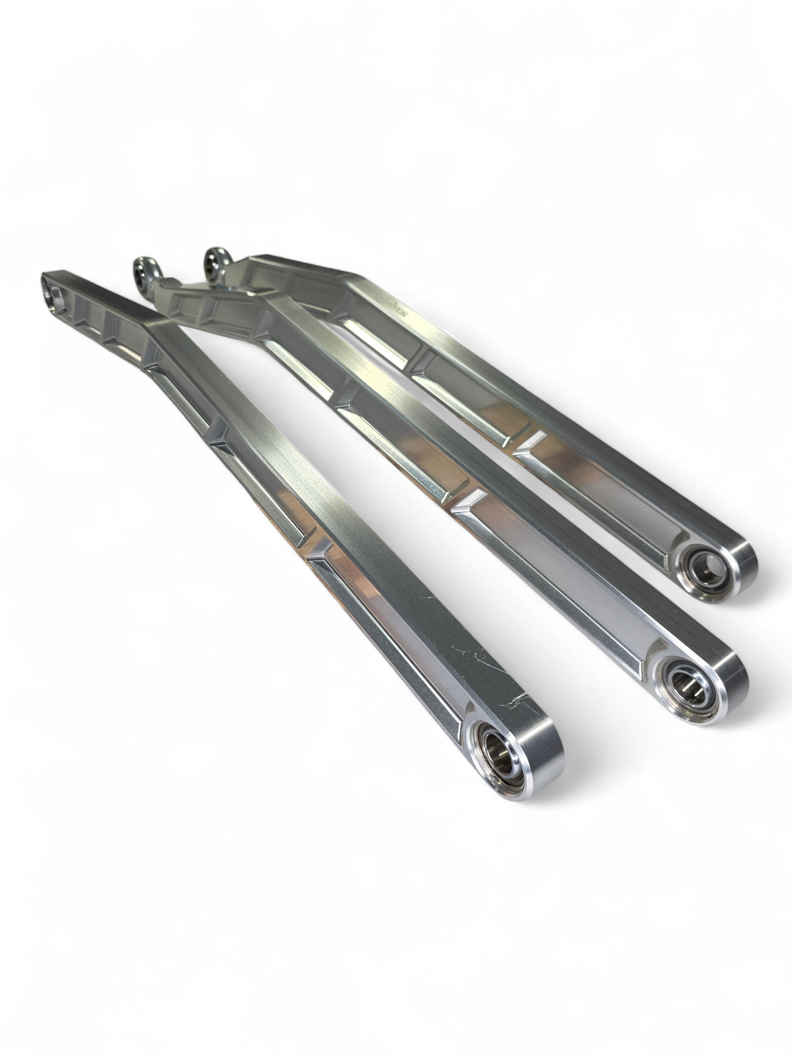2017+ Can Am X3 Maverick Volt Billet Radius Rods Anodized Clear (RS 72" Model Only)