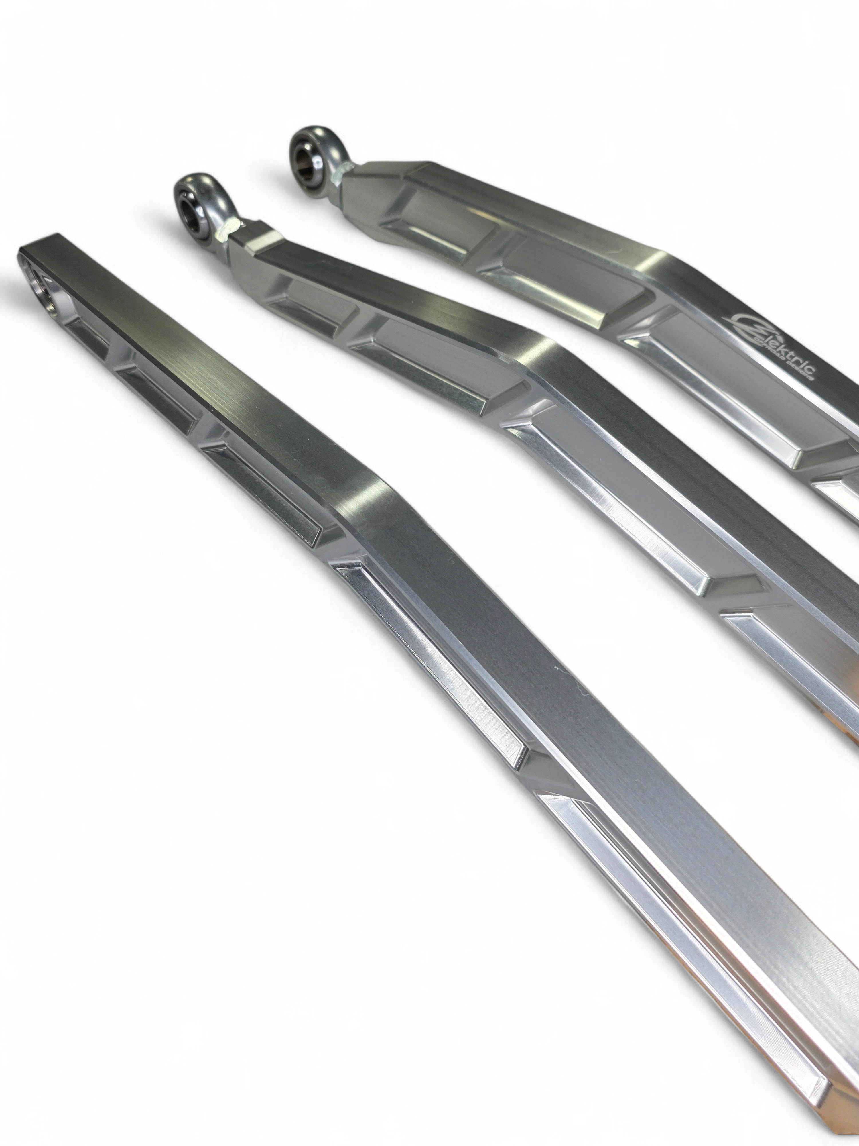 2017+ Can Am X3 Maverick Volt Billet Radius Rods Anodized Clear (RS 72" Model Only)