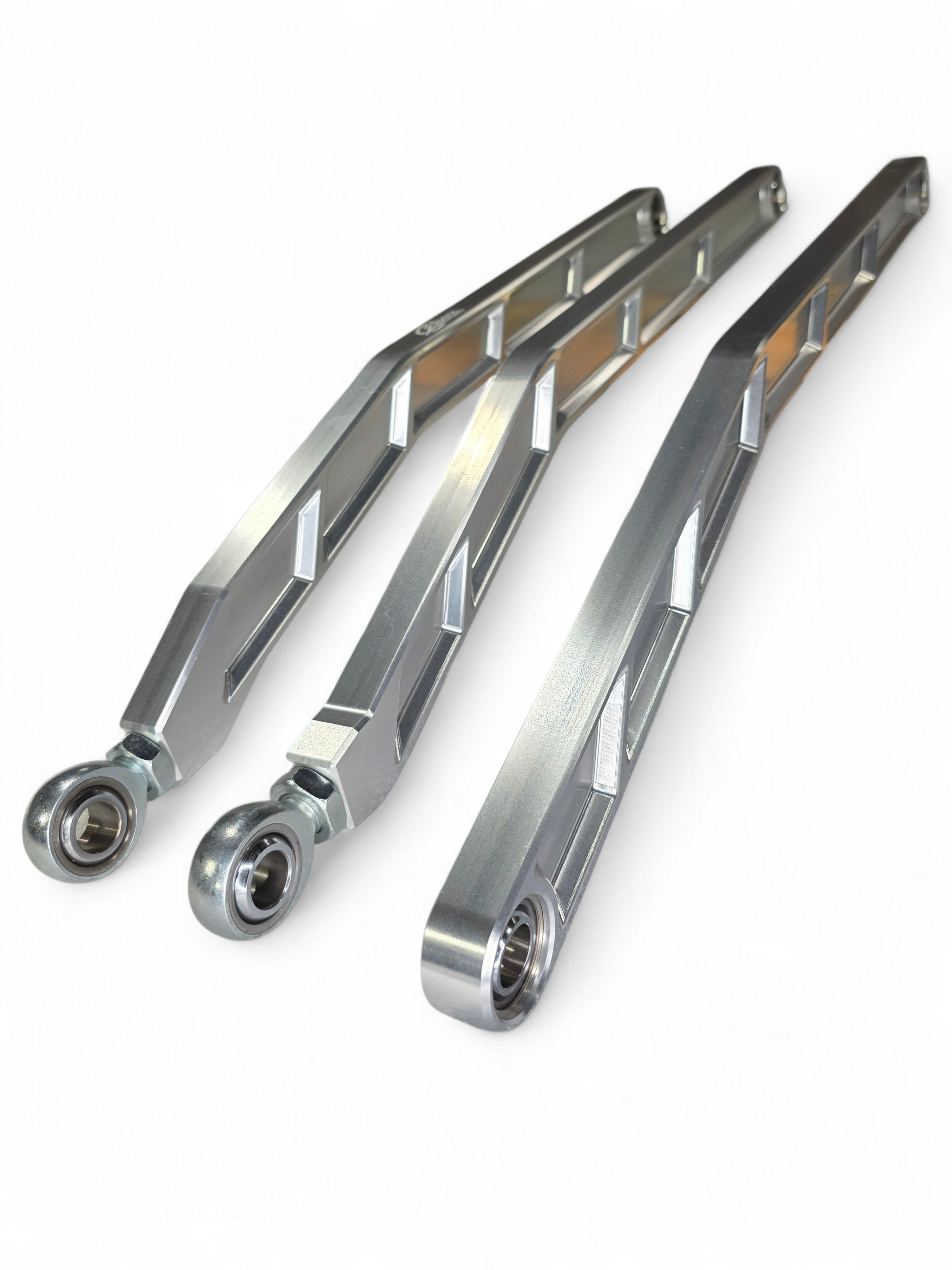 2017+ Can Am X3 Maverick Volt Billet Radius Rods Anodized Clear (RS 72" Model Only)