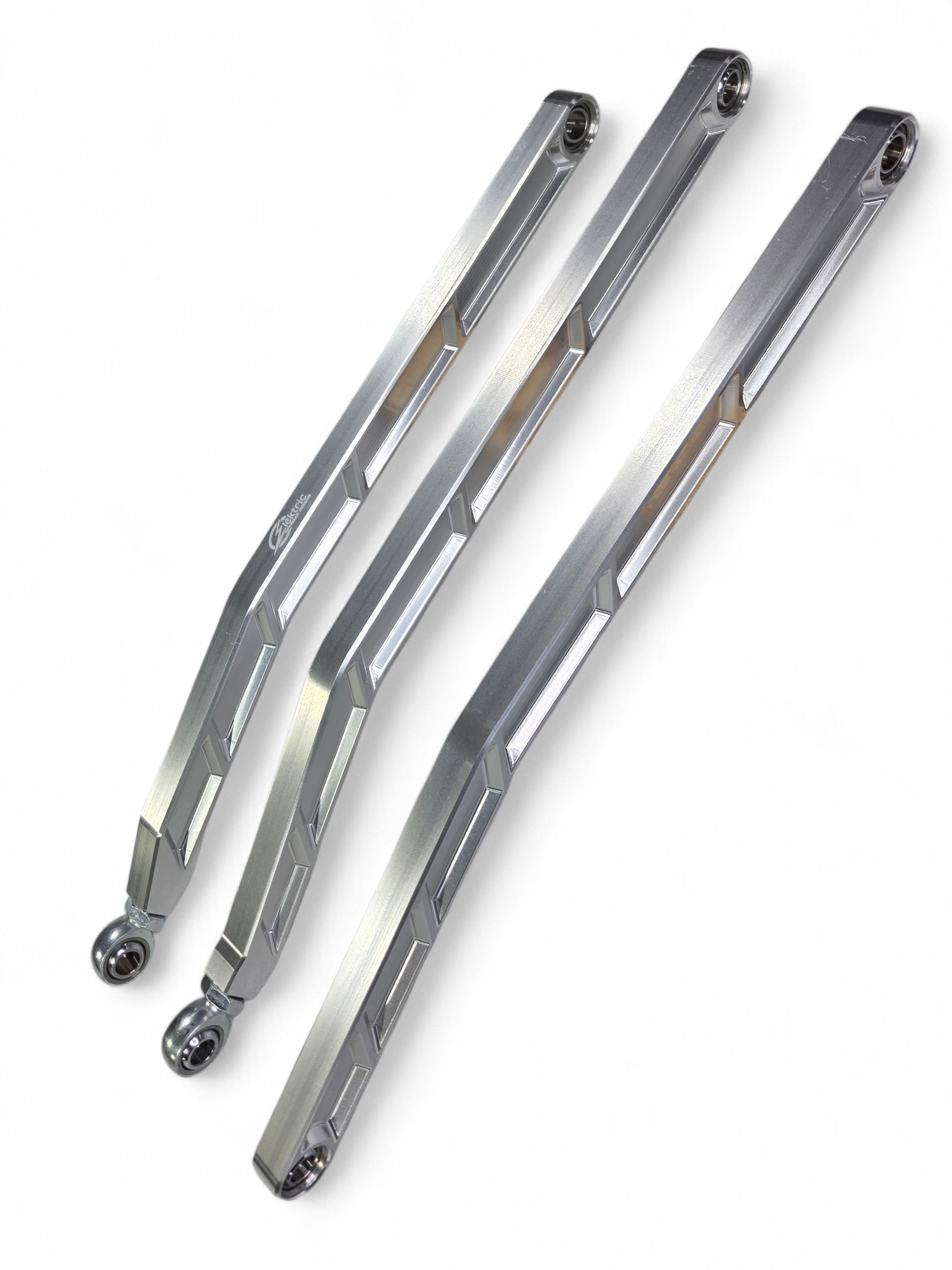 2017+ Can Am X3 Maverick Volt Billet Radius Rods Anodized Clear (RS 72" Model Only)