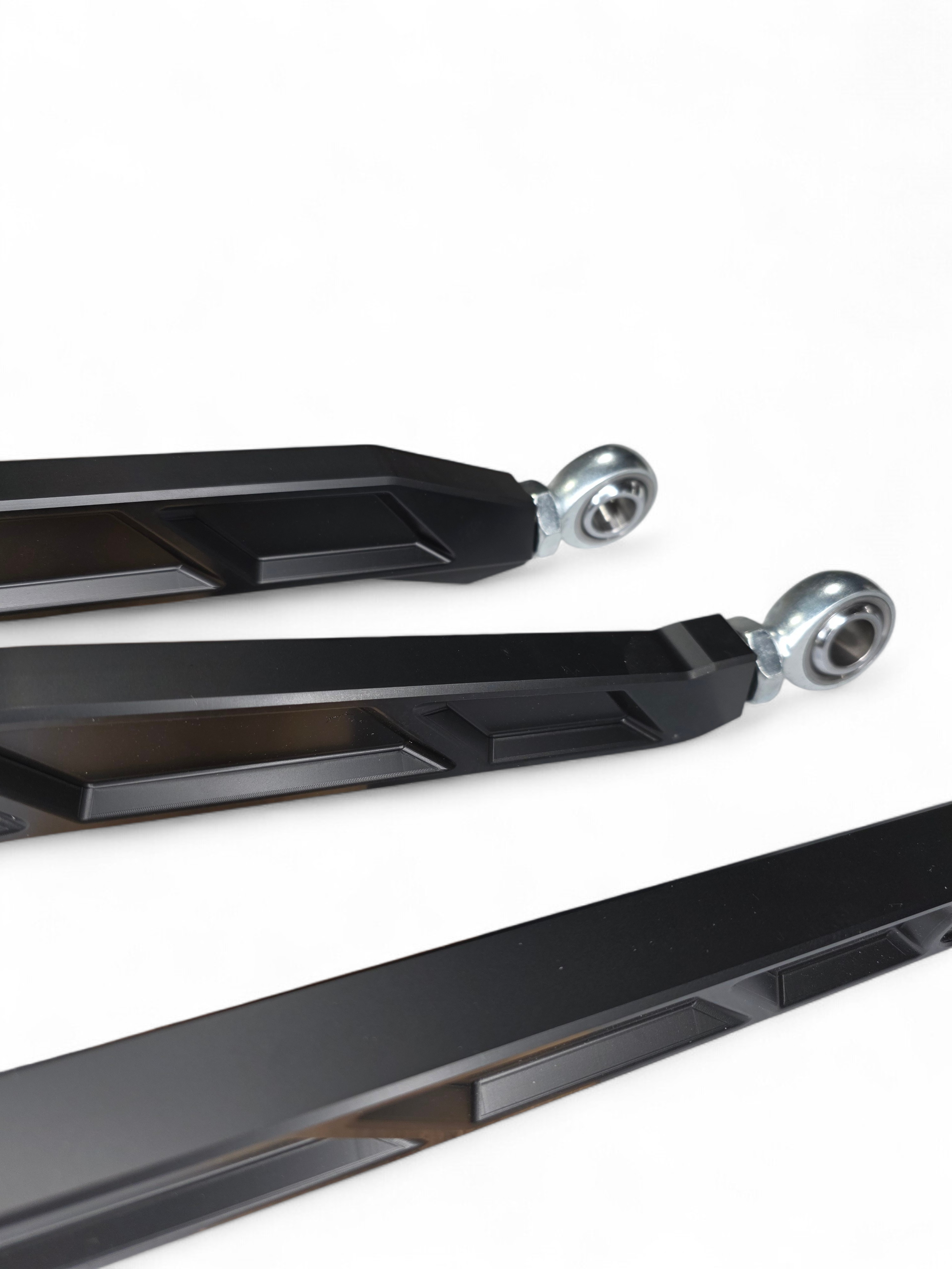2017+ Can Am X3 Maverick Volt Billet Radius Rods Anodized Black (RS 72" Model Only)