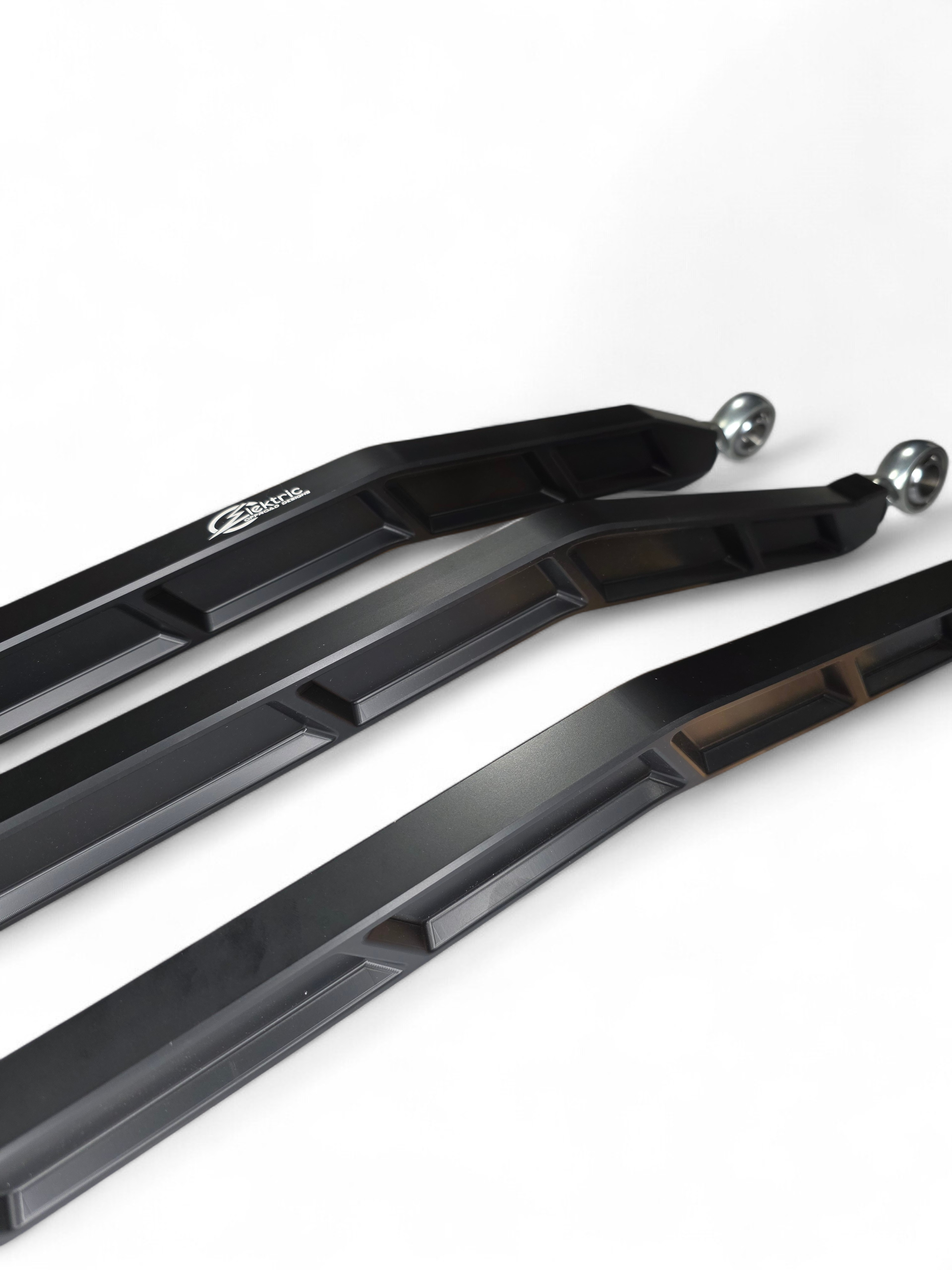 2017+ Can Am X3 Maverick Volt Billet Radius Rods Anodized Black (RS 72" Model Only)