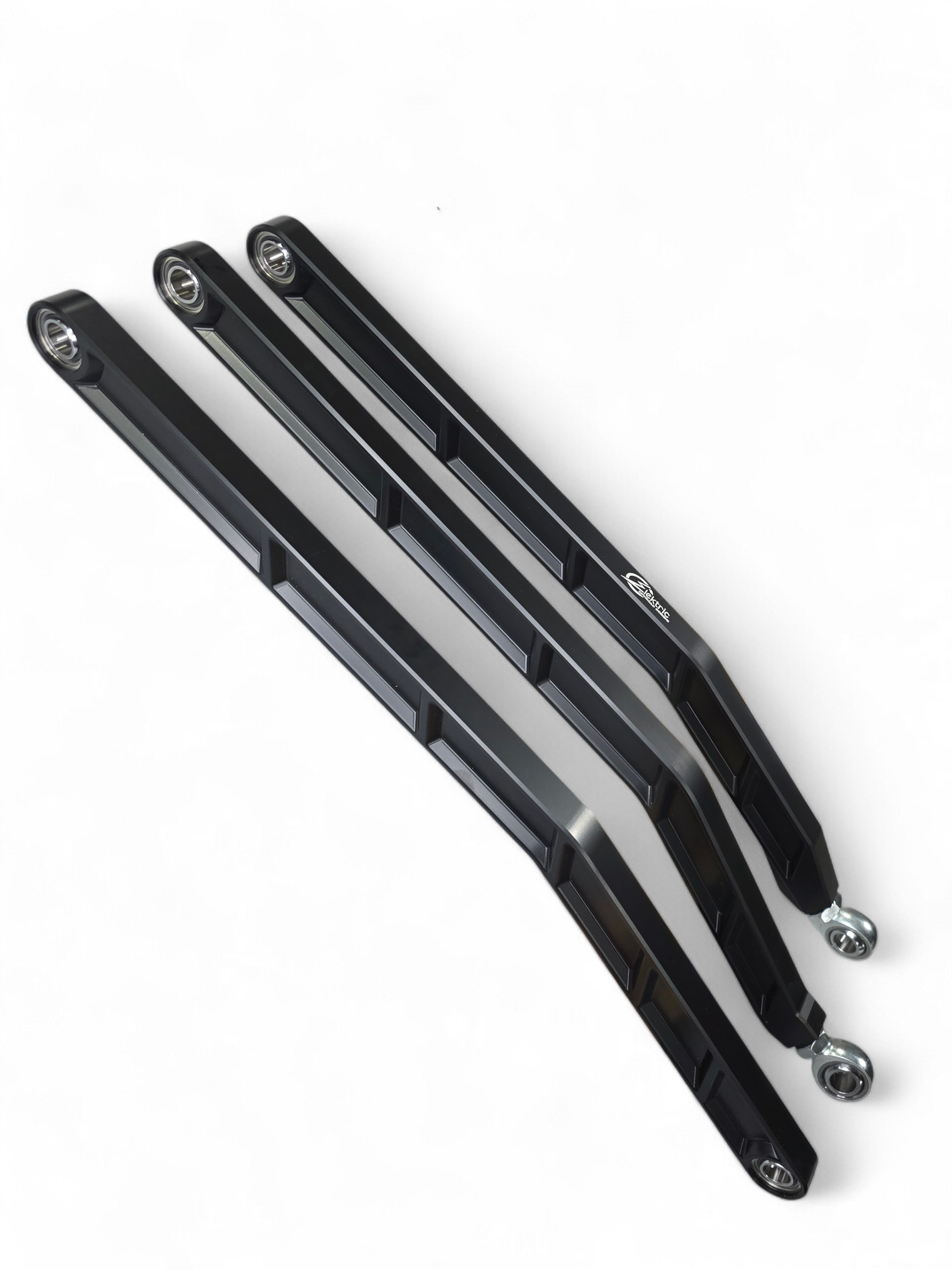 2017+ Can Am X3 Maverick Volt Billet Radius Rods Anodized Black (RS 72" Model Only)