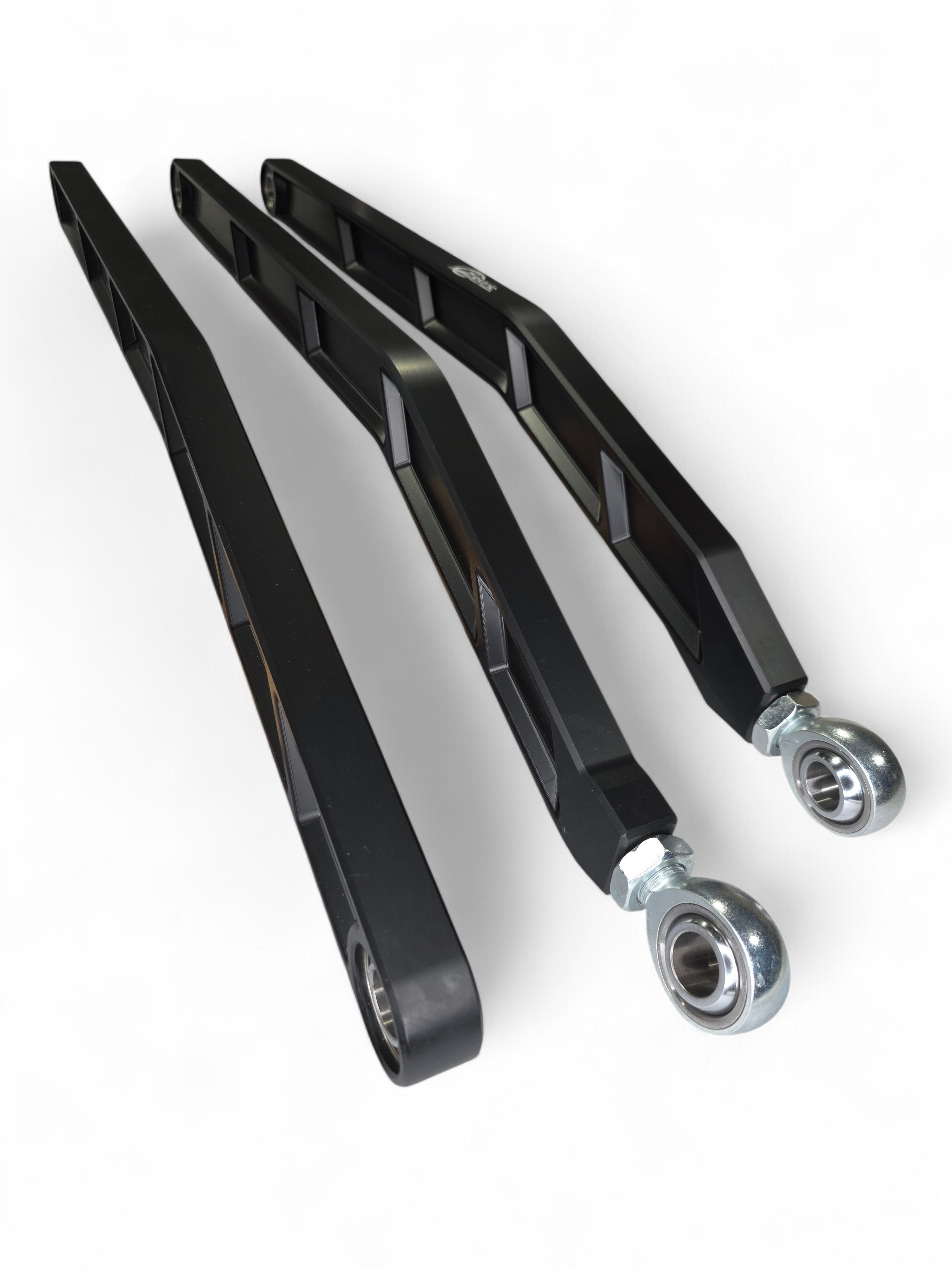 2017+ Can Am X3 Maverick Volt Billet Radius Rods Anodized Black (RS 72" Model Only)