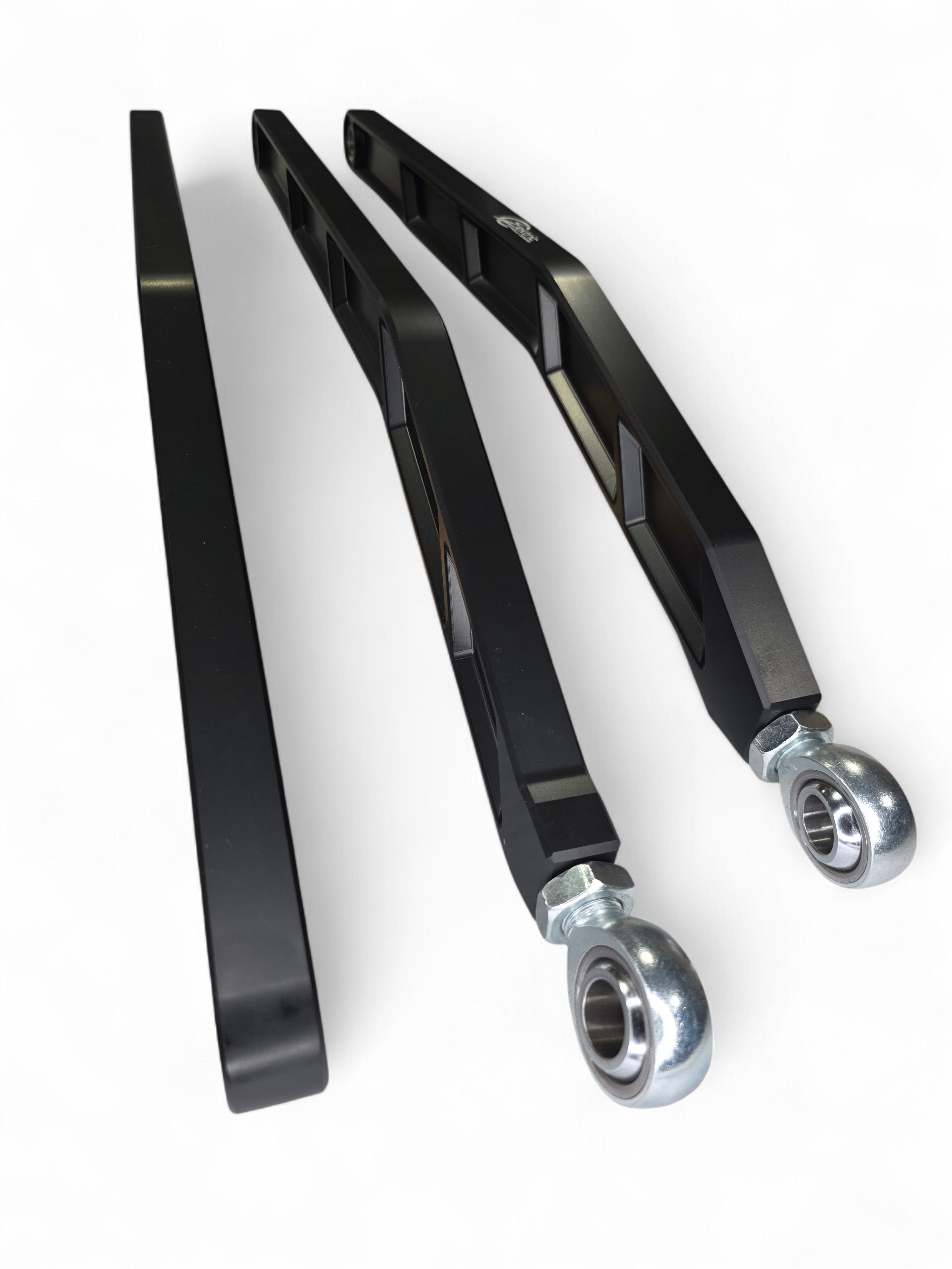 2017+ Can Am X3 Maverick Volt Billet Radius Rods Anodized Black (RS 72" Model Only)