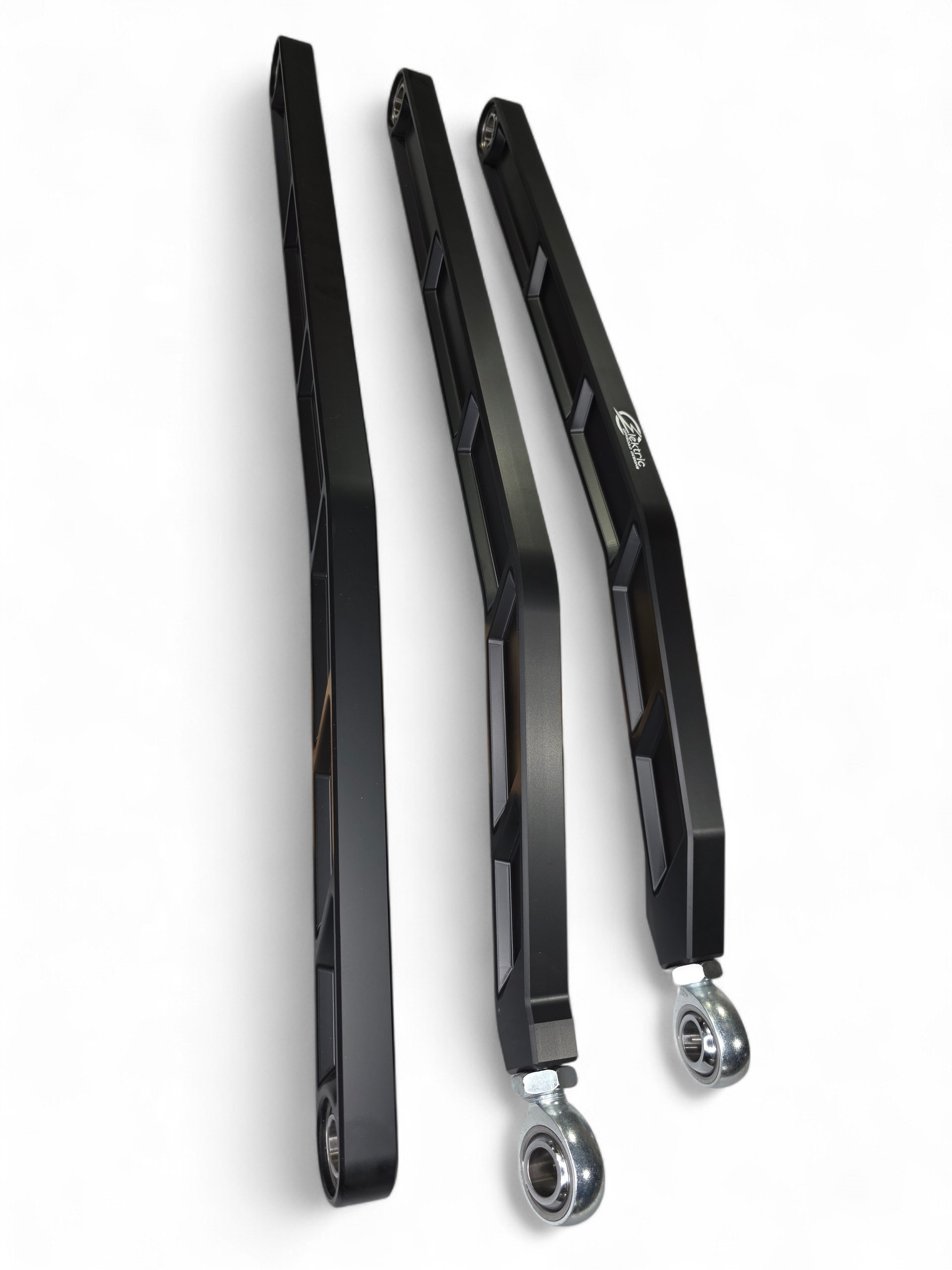 2017+ Can Am X3 Maverick Volt Billet Radius Rods Anodized Black (RS 72" Model Only)