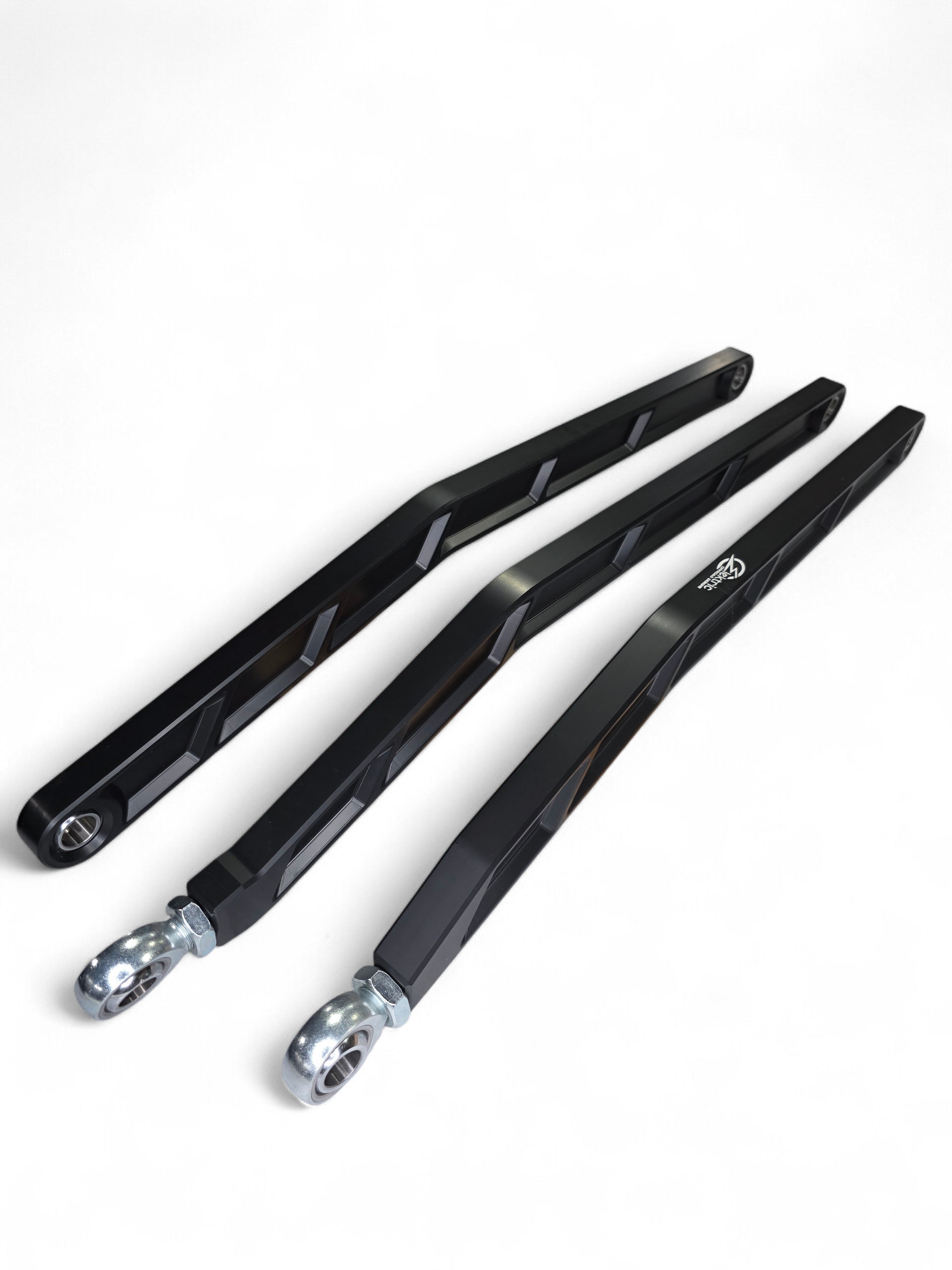 2017+ Can Am X3 Maverick Volt Billet Radius Rods Anodized Black (RS 72" Model Only)