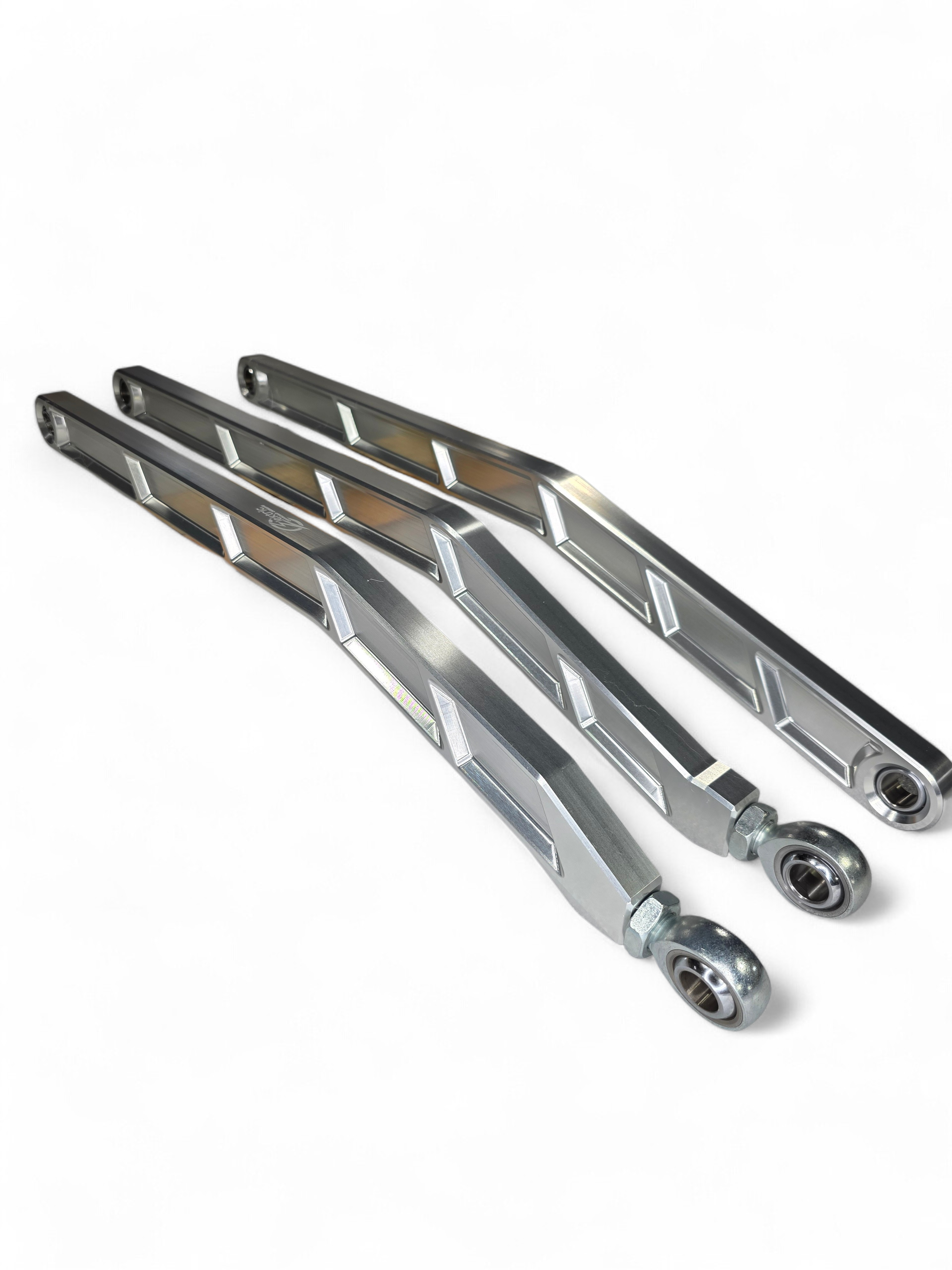 2017+ Can Am X3 Maverick Volt Billet Radius Rods Anodized Clear (RS 72" Model Only)