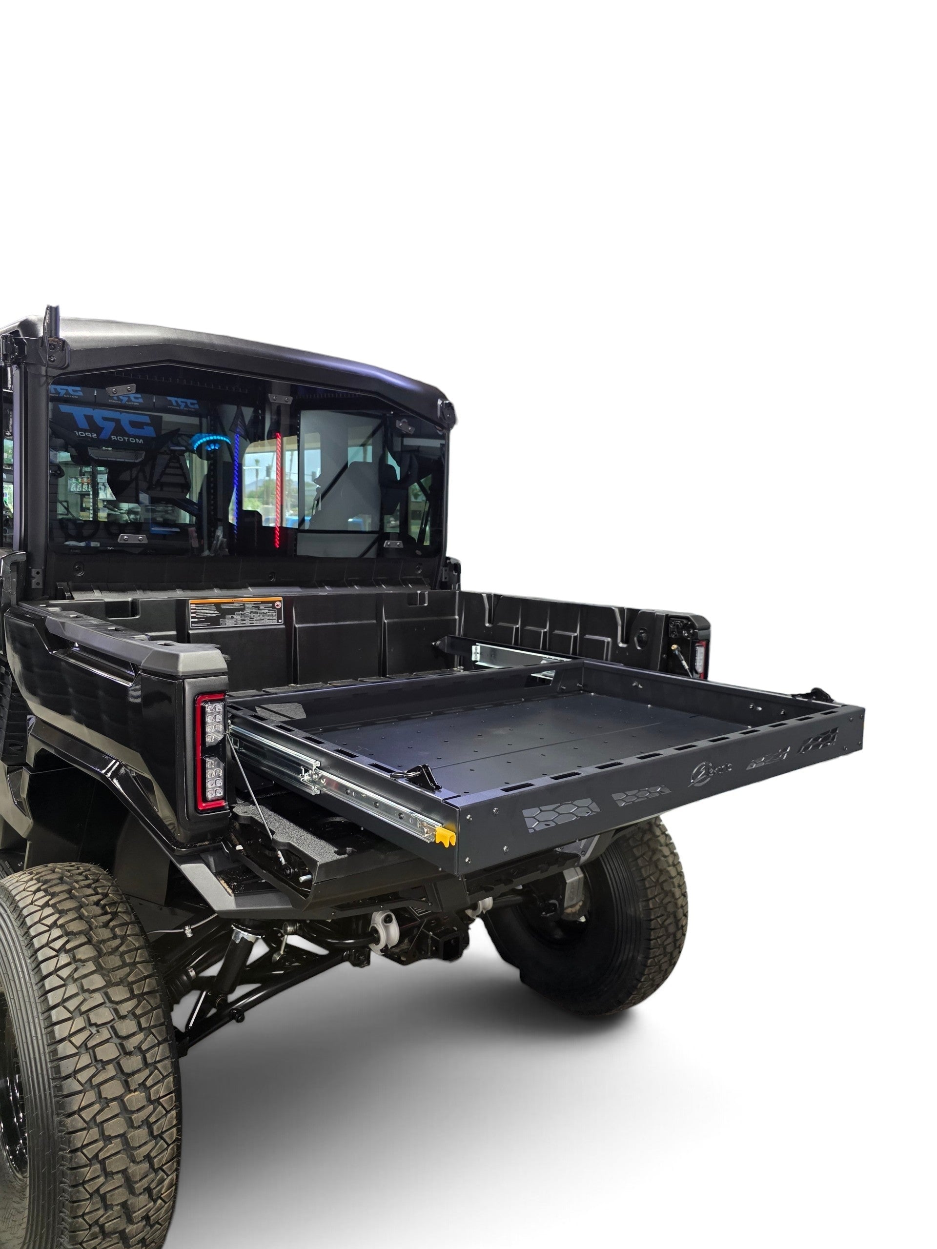 HDX Sliding Bed Drawer installed on Can-Am Defender HD10 rear cargo bed