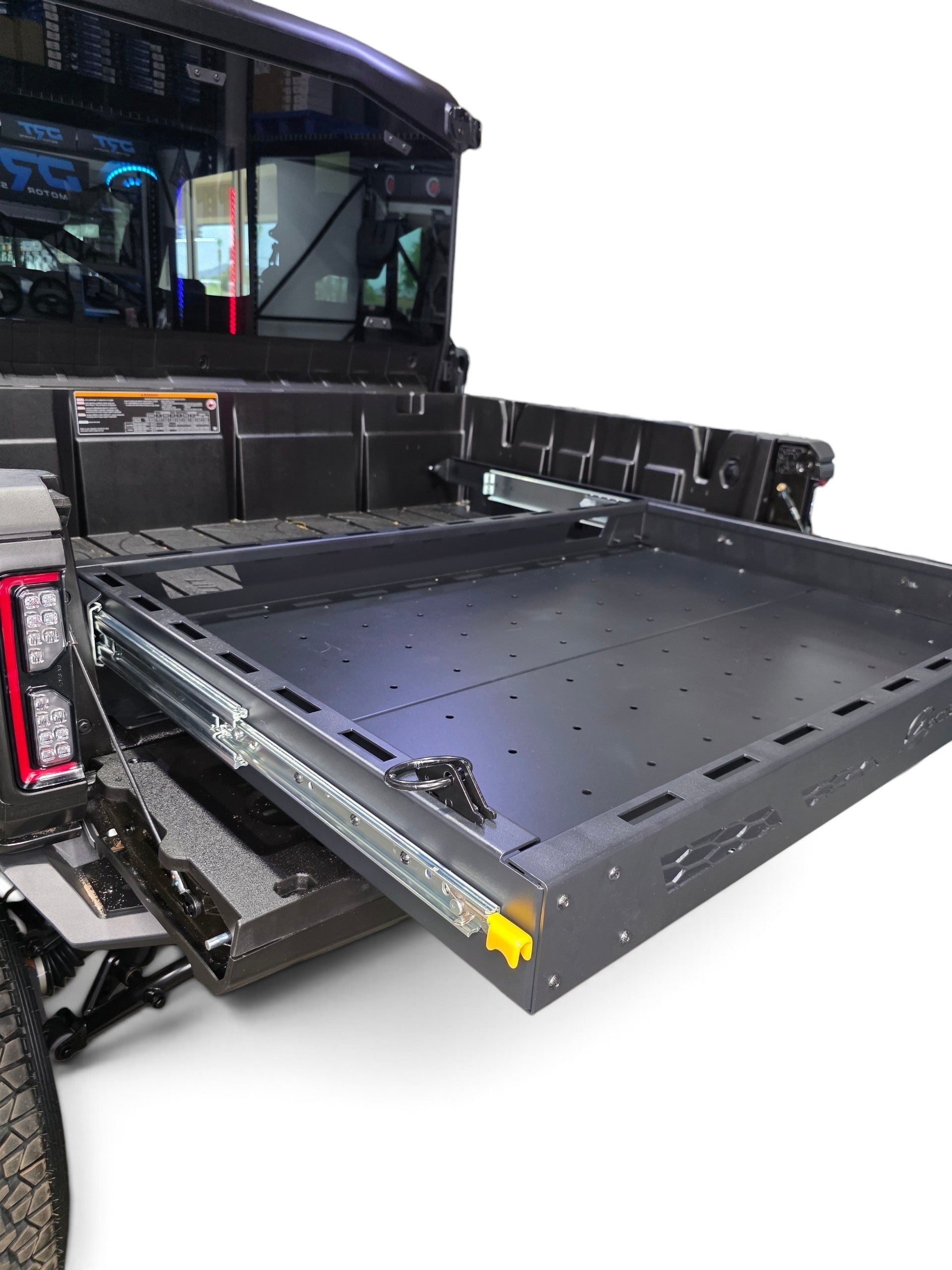 HDX Sliding Bed Drawer slide extended full length