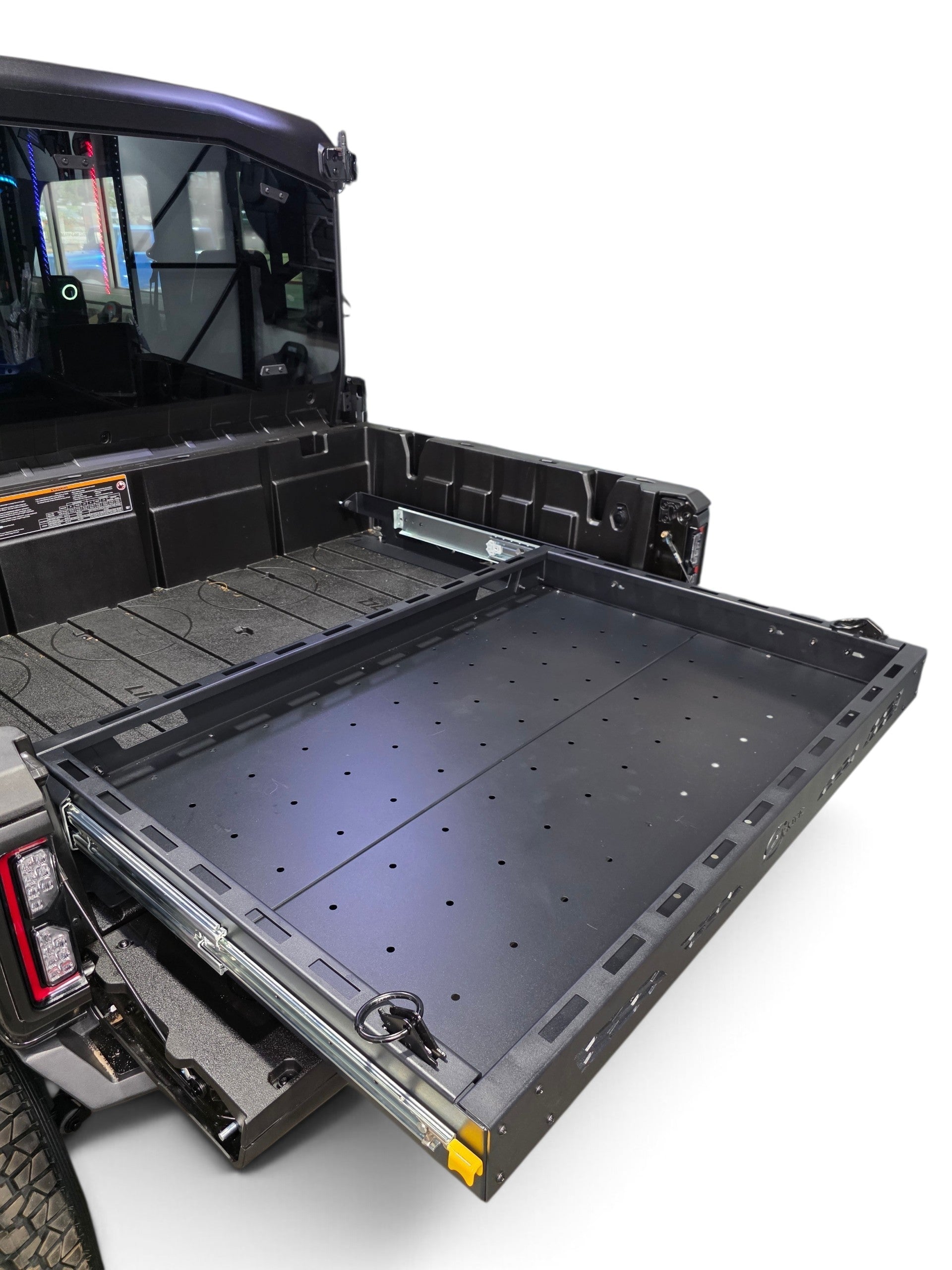 HDX Sliding Bed Drawer three-quarter angle view