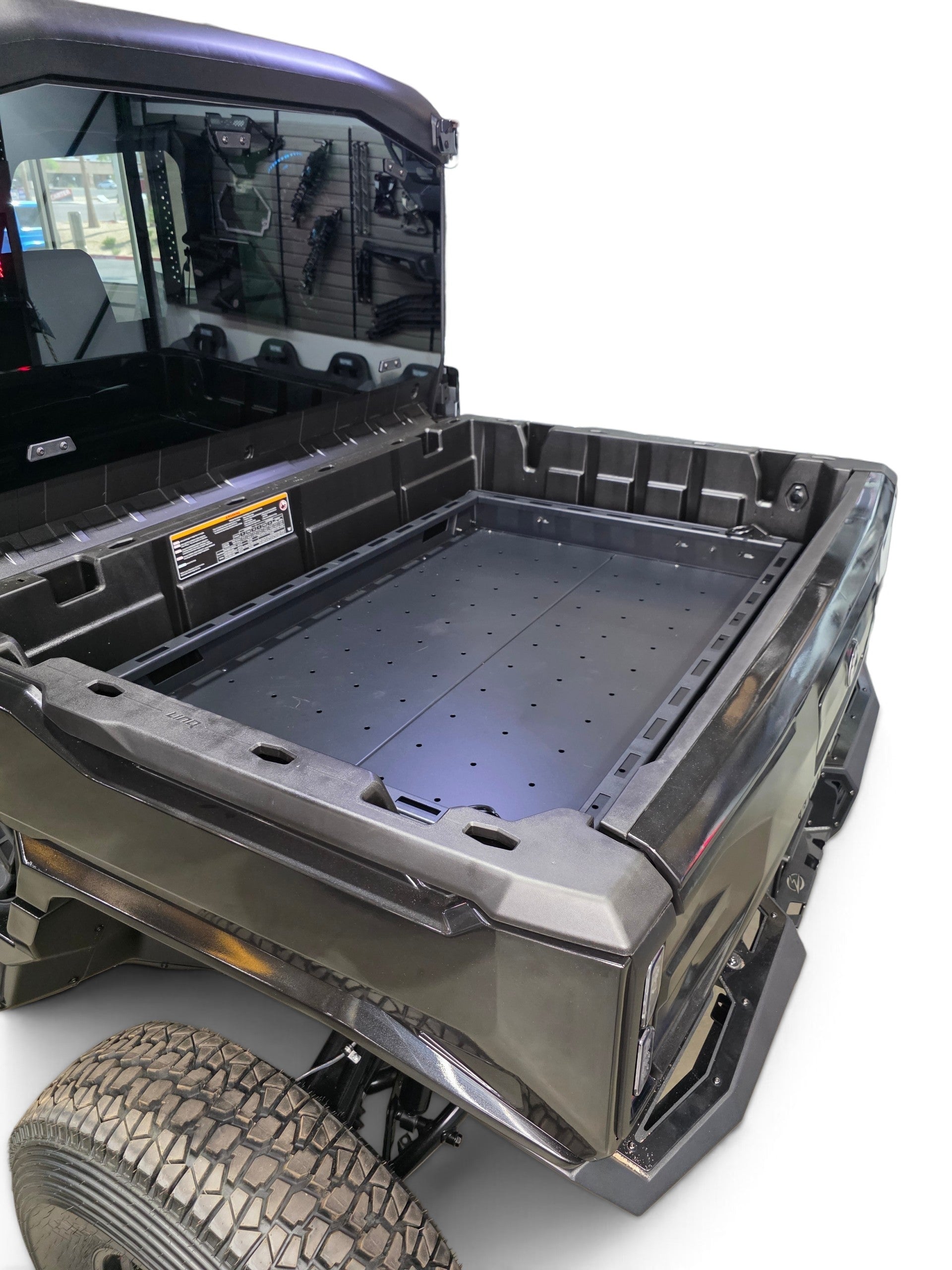HDX Sliding Bed Drawer interior organization view