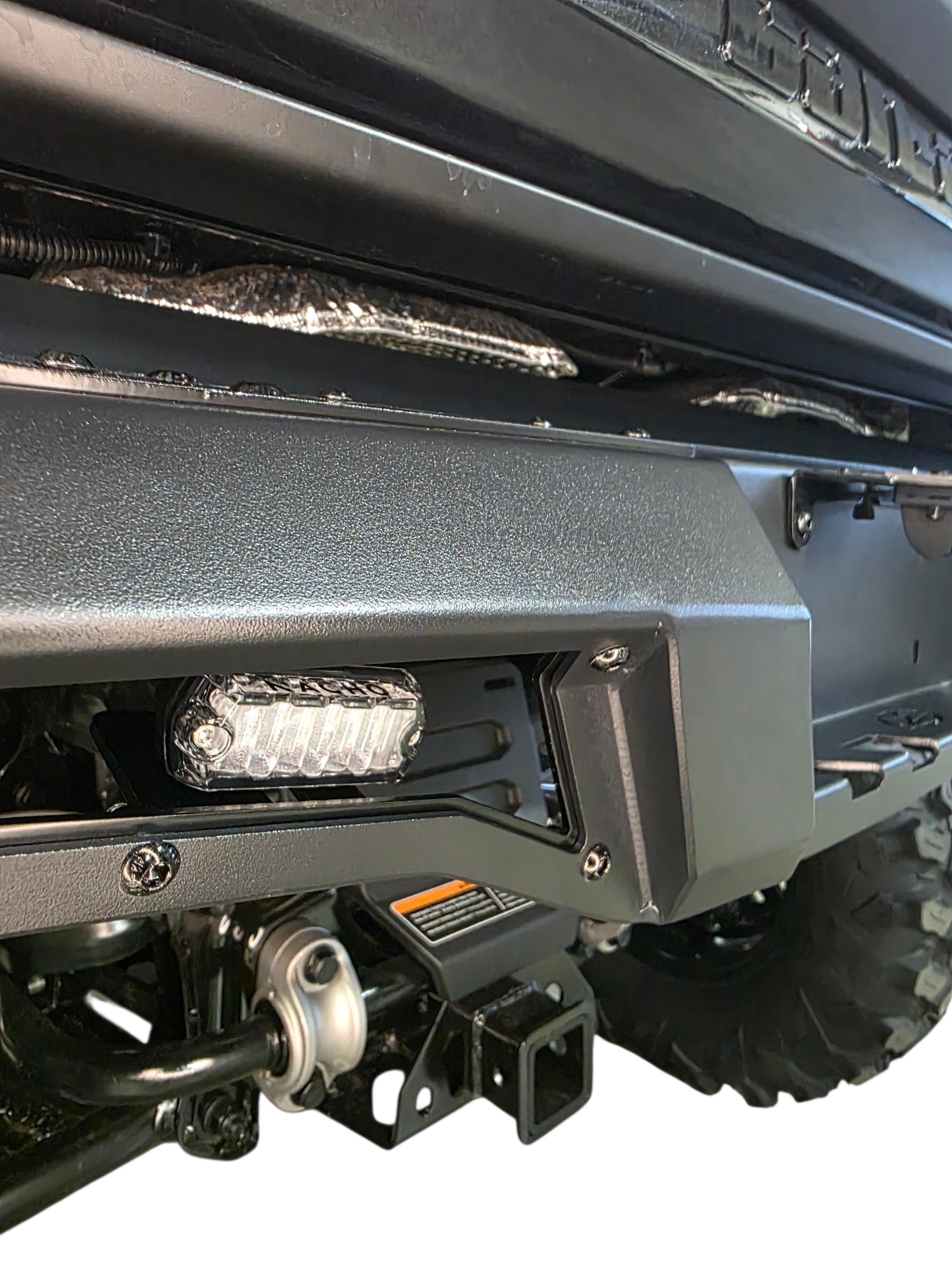 Volt Rear Bumper backup camera mounted in relocation bracket