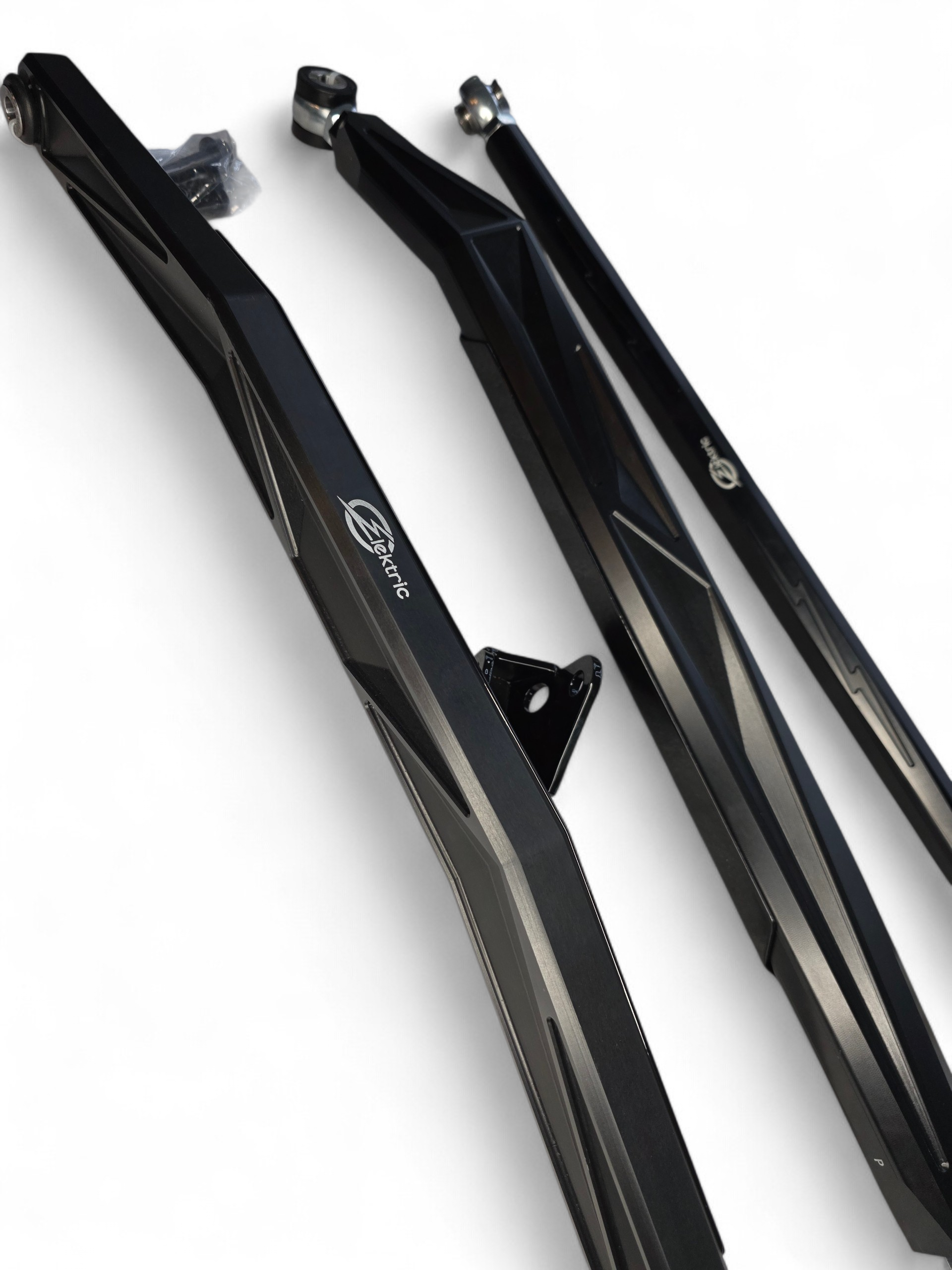 2024+ Can Am Maverick R High Clearance Adjustable Radius Rods (Anodized Black)