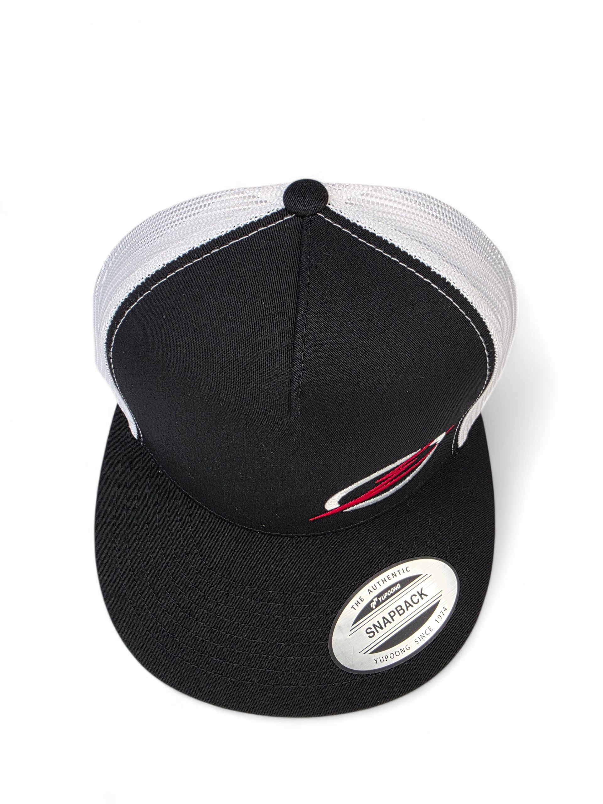 Classics 2-Tone Trucker Hat Black/White, White/Red Elektric Logo