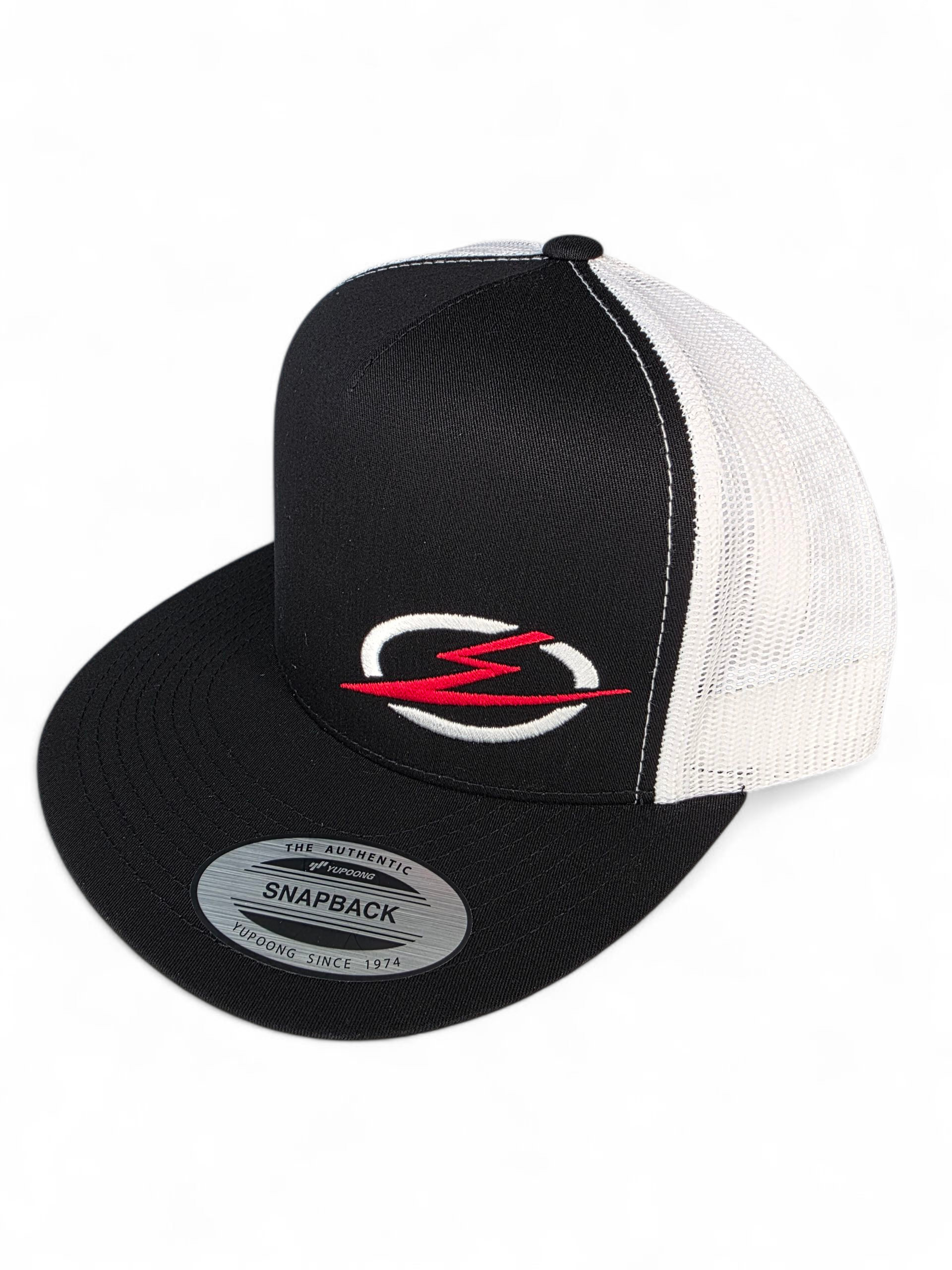 Classics 2-Tone Trucker Hat Black/White, White/Red Elektric Logo