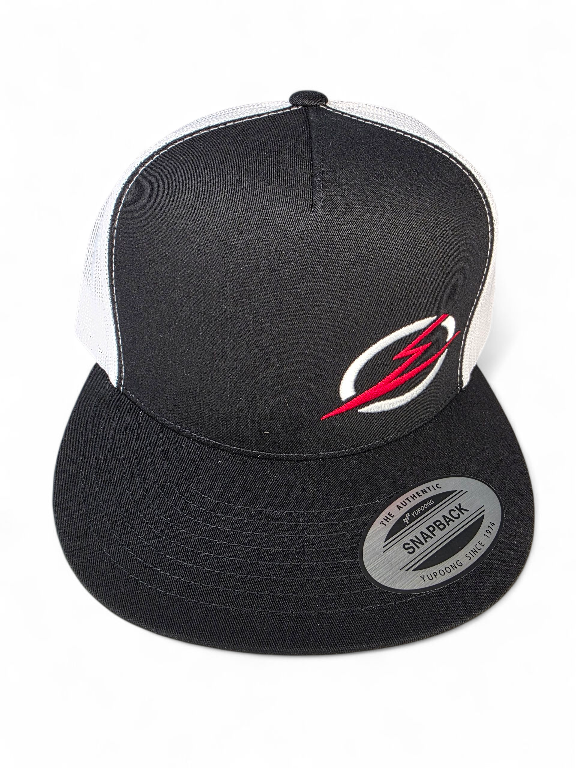 Classics 2-Tone Trucker Hat Black/White, White/Red Elektric Logo