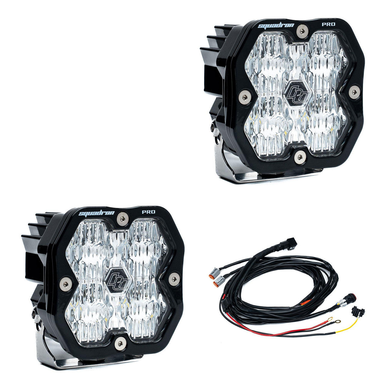 Squadron 2.0 Pro LED light pod gloss black aluminum housing detail