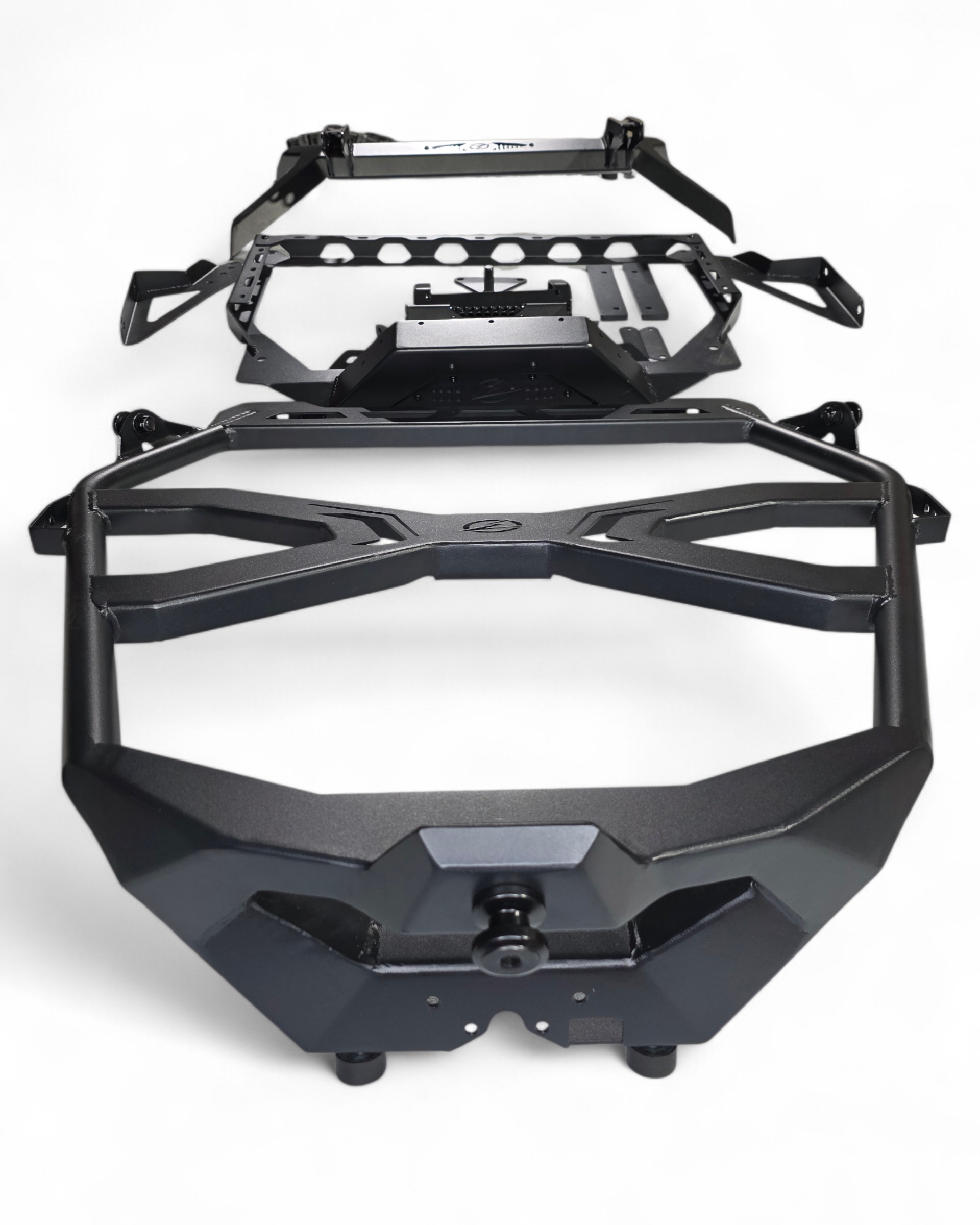Weld and construction detail on Kawasaki Teryx H2 Baja tire rack
