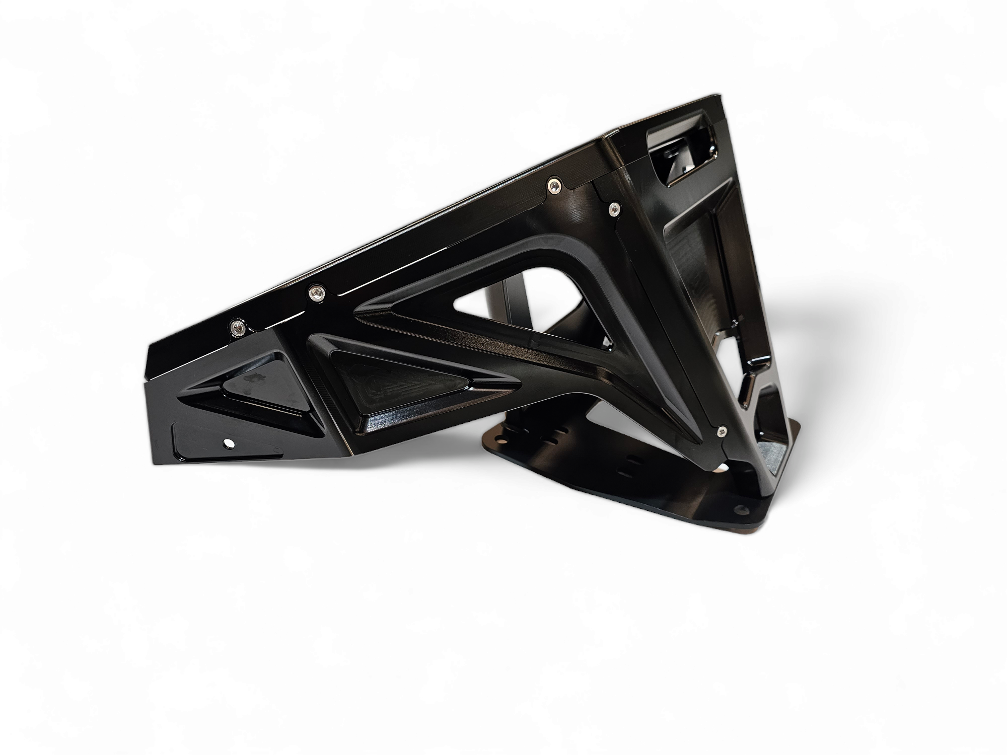 2022-2025 Polaris RZR Pro R/ Turbo R Machined Billet Front Winch Bumper (Black Hard Anodize)