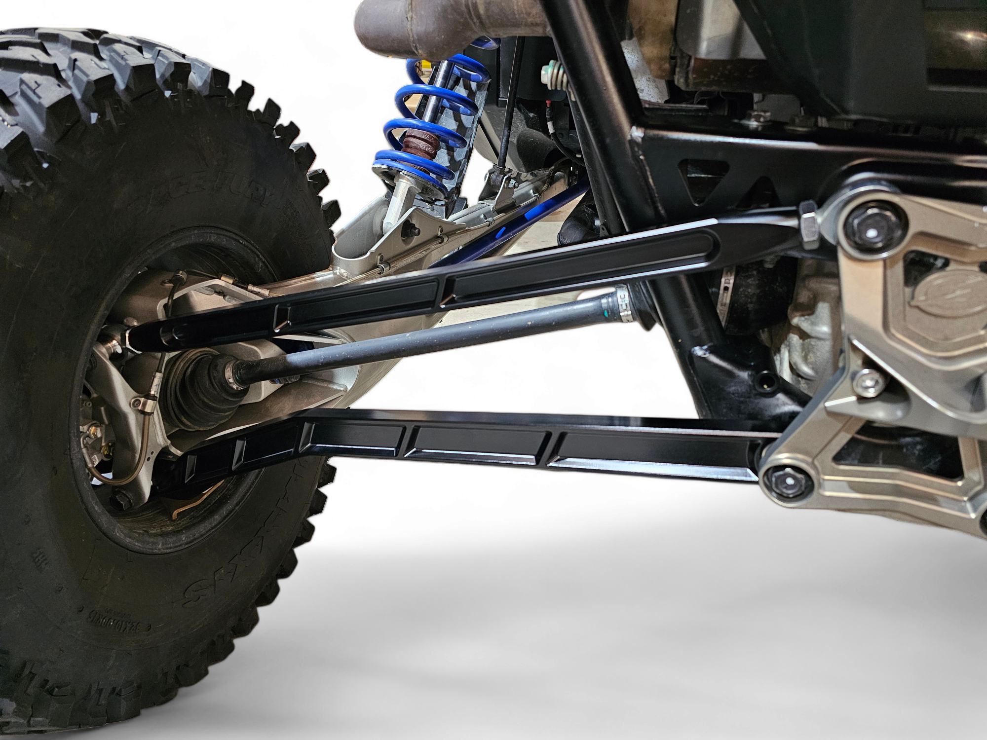 2022 to Current Polaris RZR Pro R, Pro S, Turbo R High Clearance Radius Rods in Black Finish