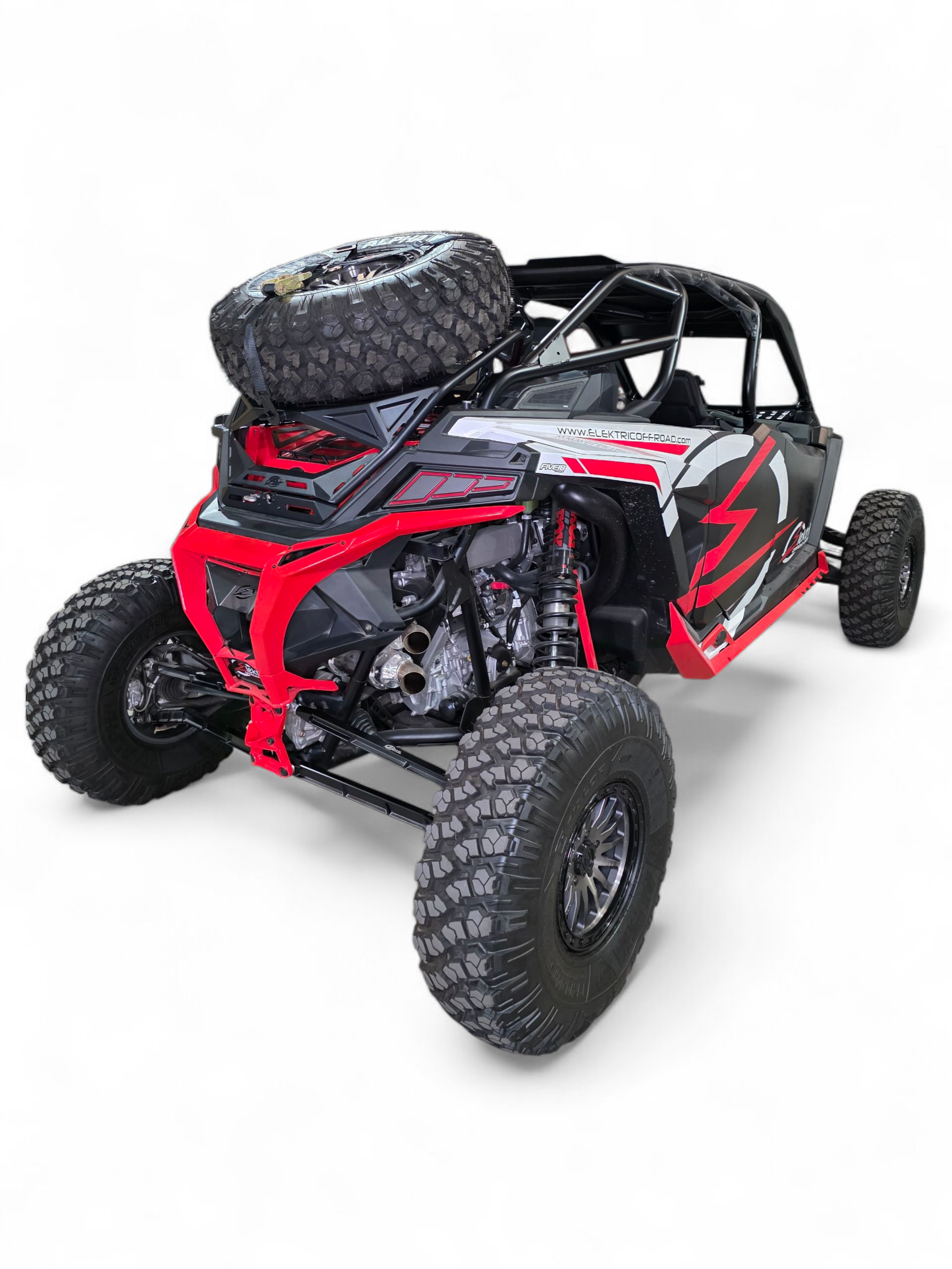 2020+ Polaris RZR Pro XP, 2022+ Pro R/Turbo R, 2025+ Pro R/Pro S Tire Rack