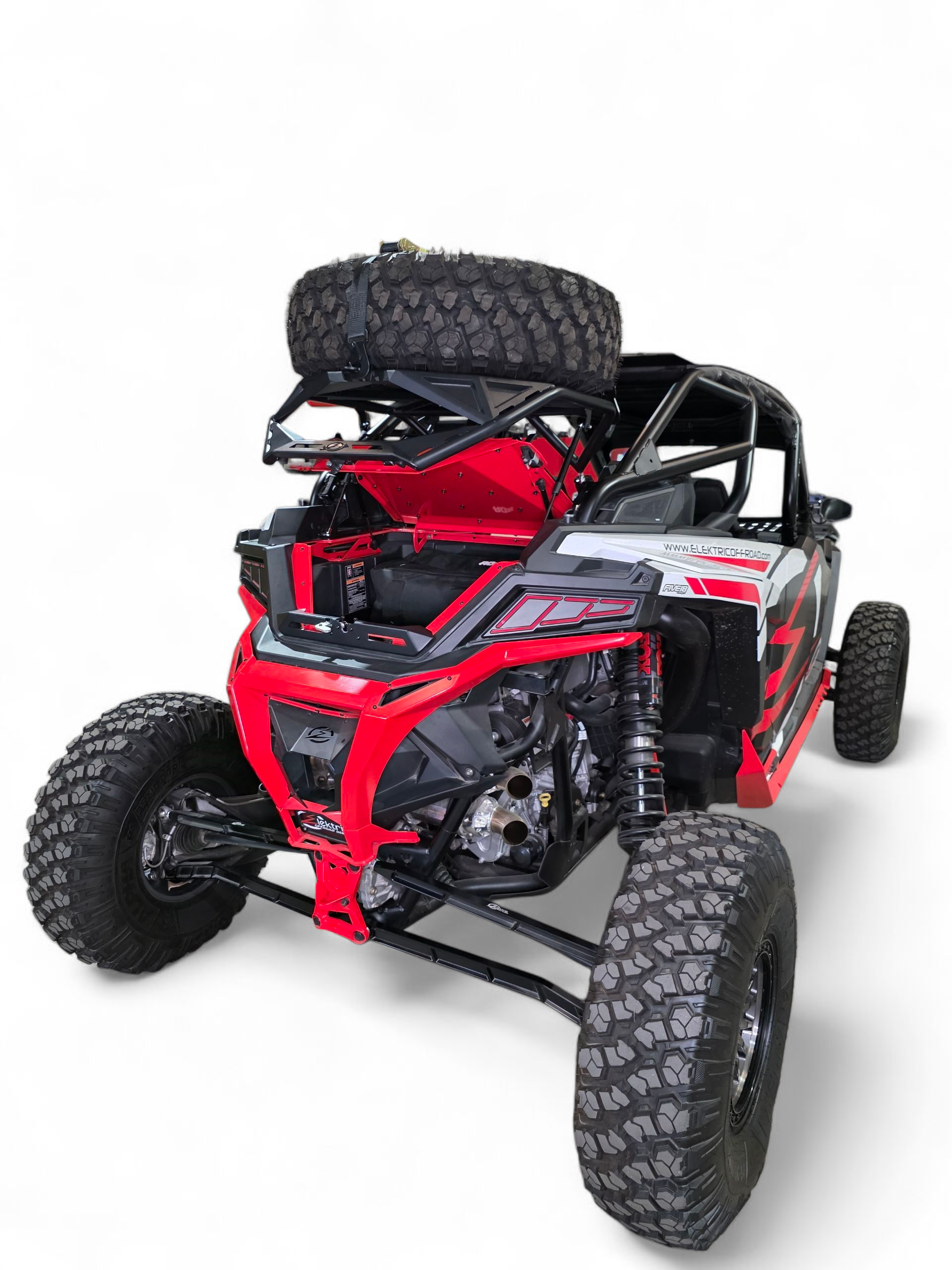 2020+ Polaris RZR Pro XP, 2022+ Pro R/Turbo R, 2025+ Pro R/Pro S Tire Rack