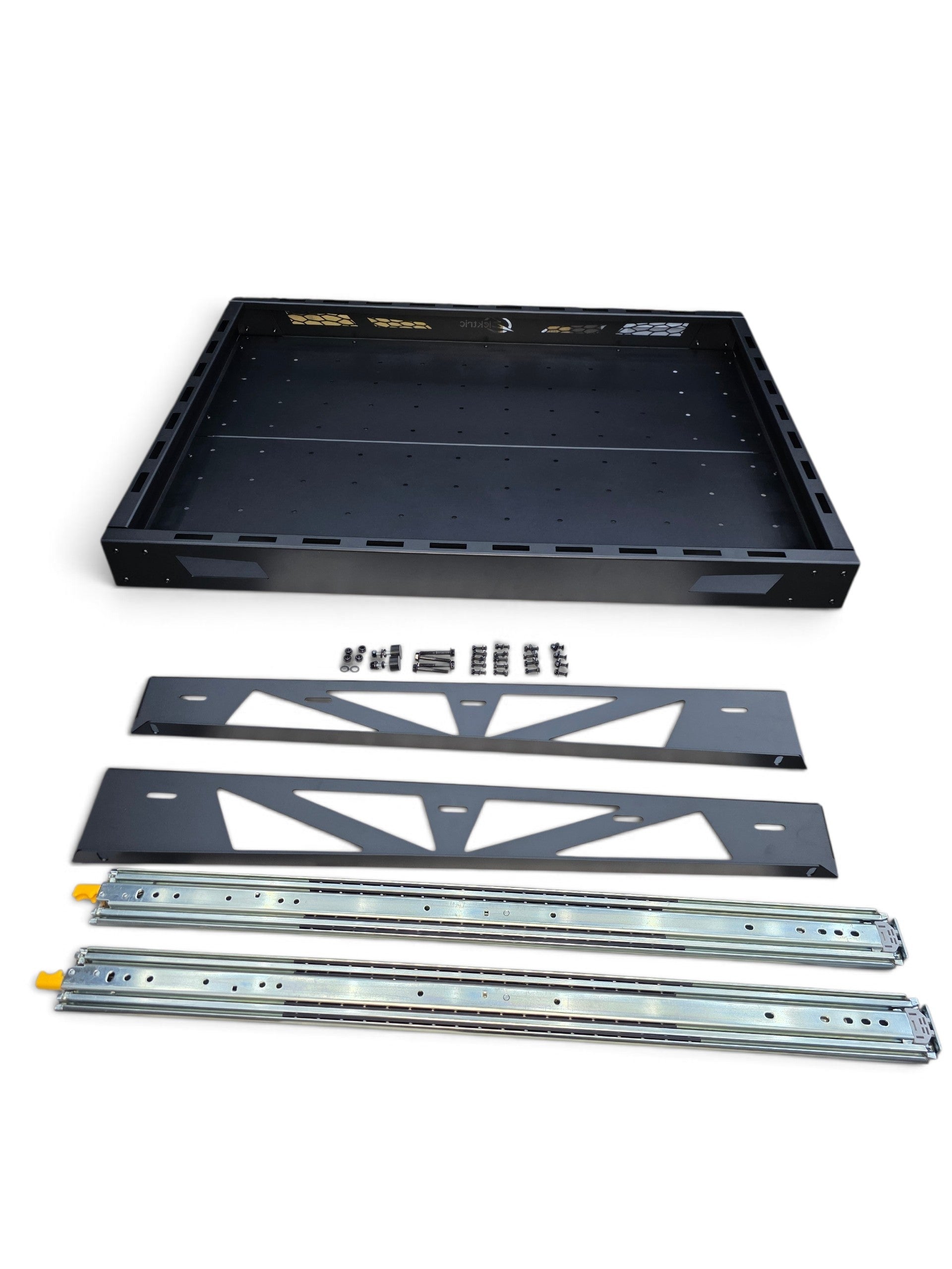 HDX Sliding Bed Drawer angled view showing depth