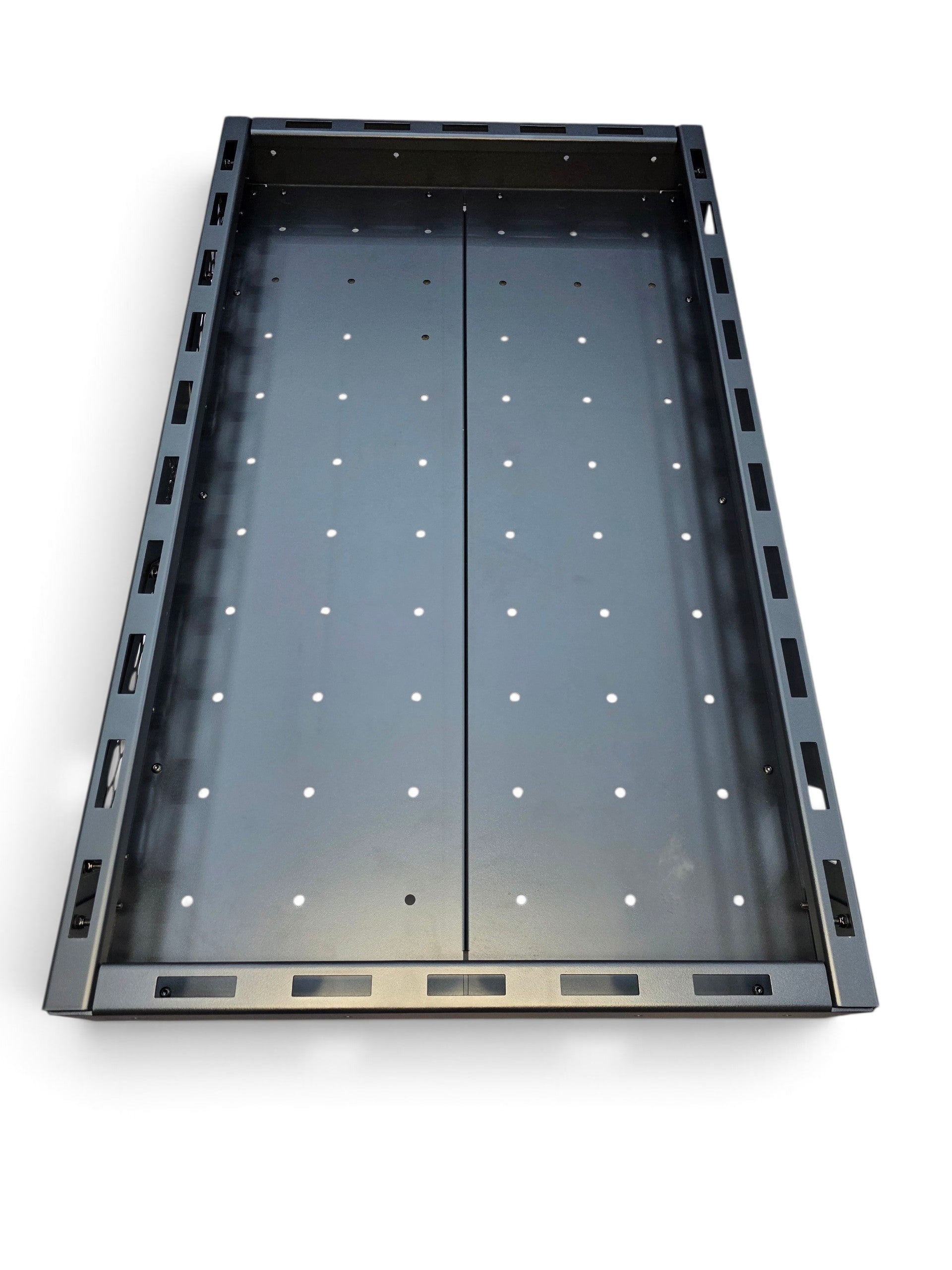 Elektric Offroad Designs HDX Sliding Bed Drawer folded-edge construction close-up