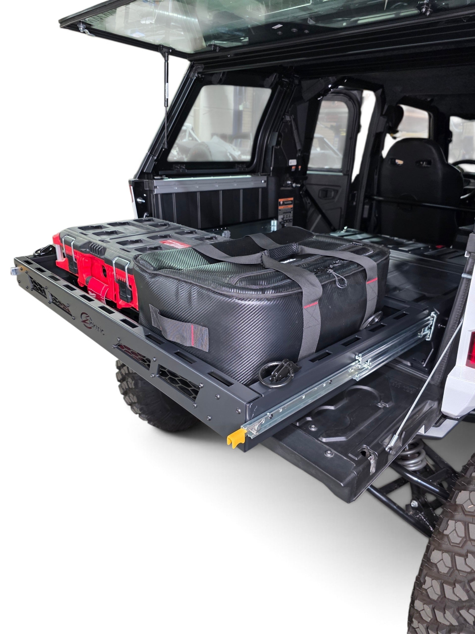 HDX Sliding Bed Drawer three-quarter angle view