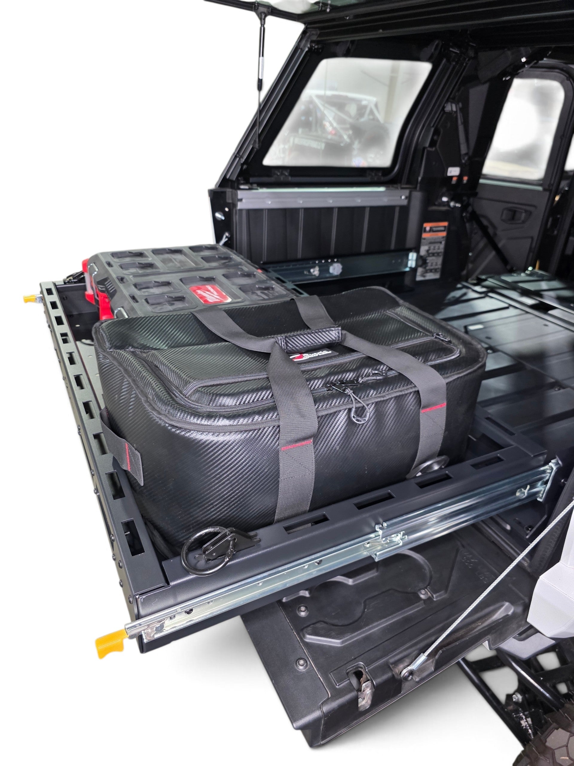 HDX Sliding Bed Drawer locking detent slide mechanism