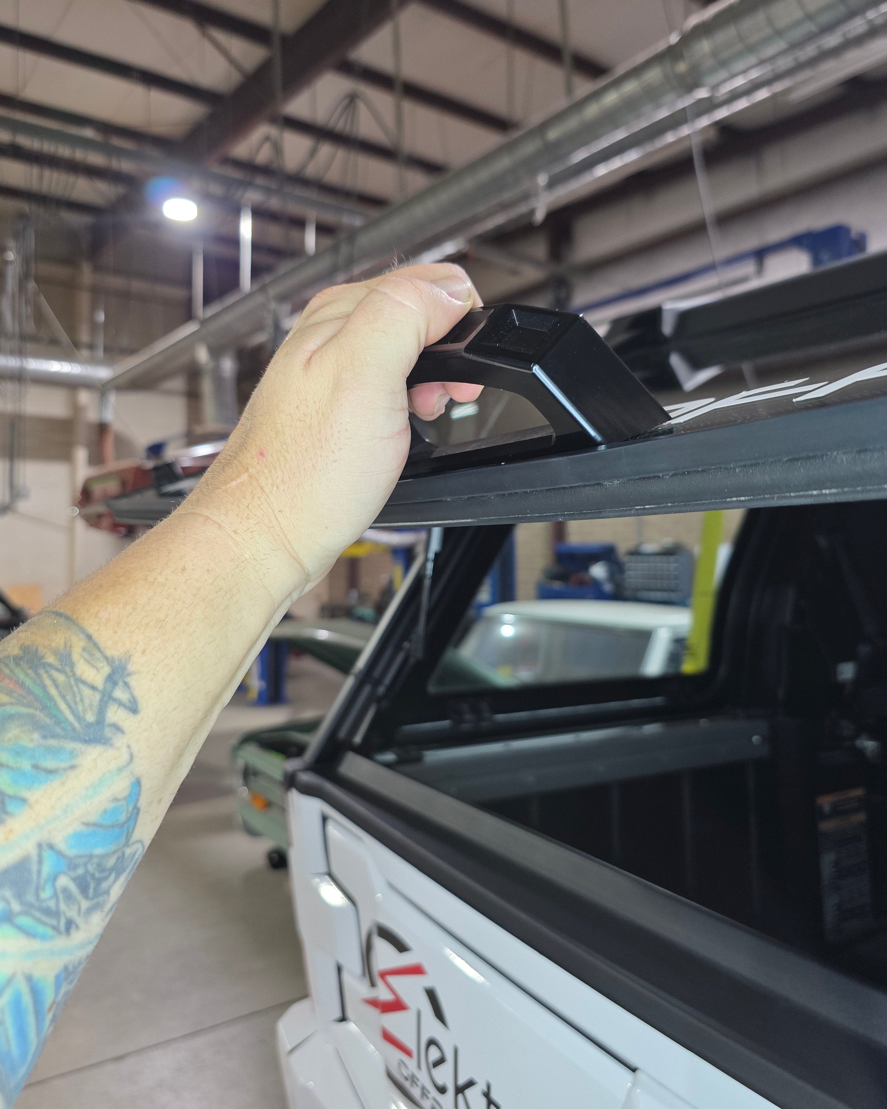 Polaris Xpedition Rear Glass Grab Handle | Billet | EOD